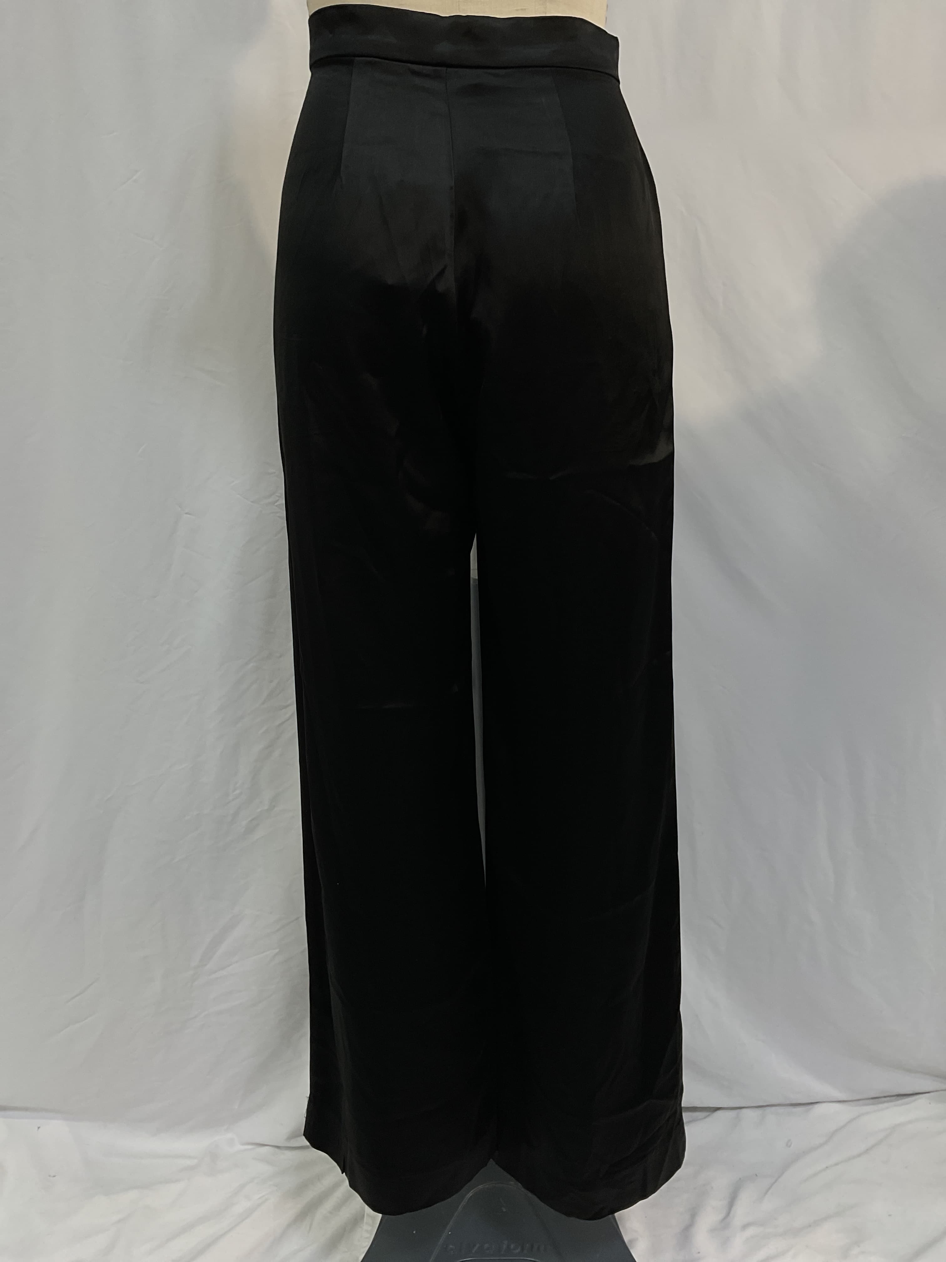 Paris Wide Leg Pant In Black - Image 2