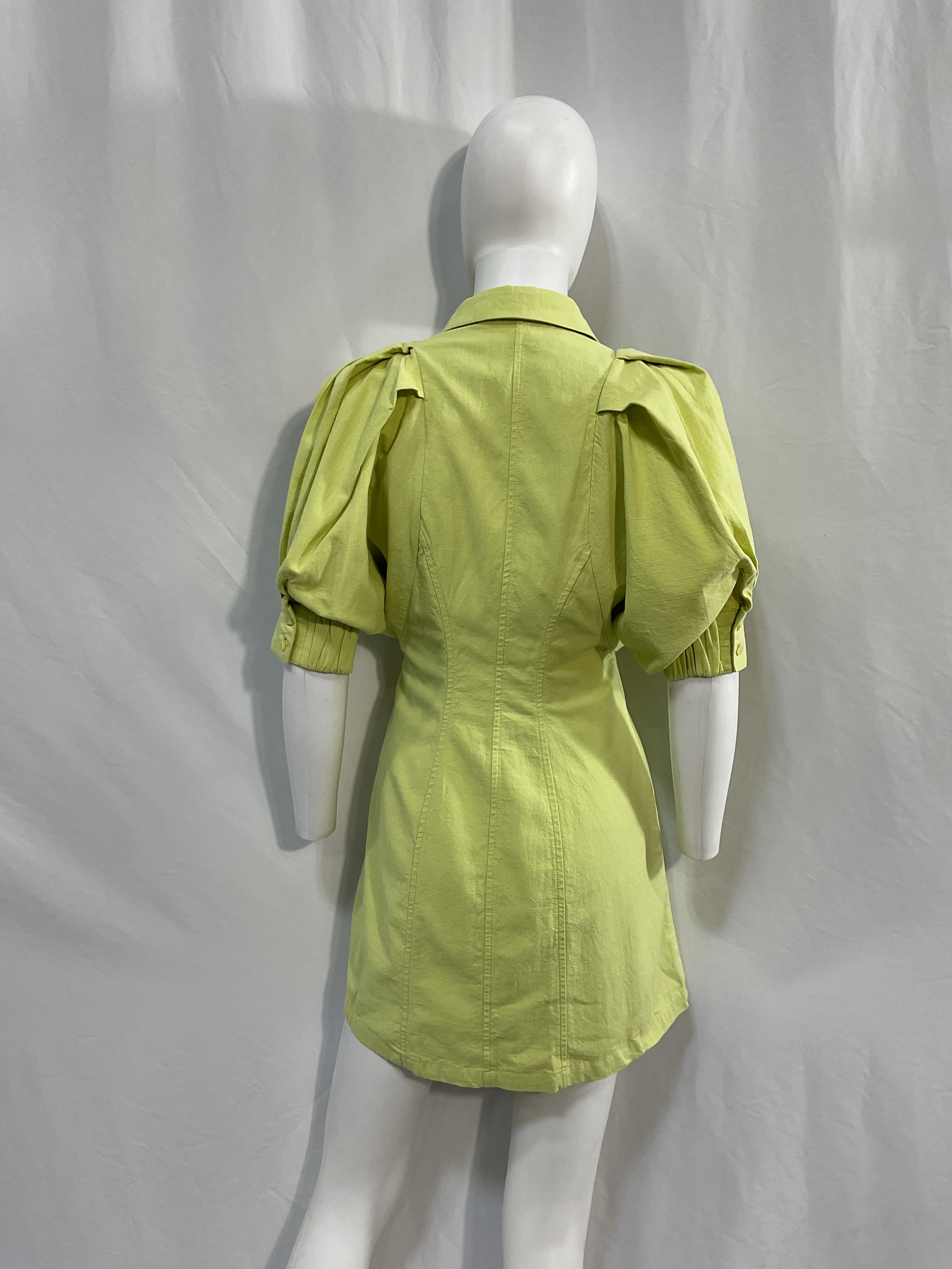 Hush Shirt Dress In Kiwi - Image 3