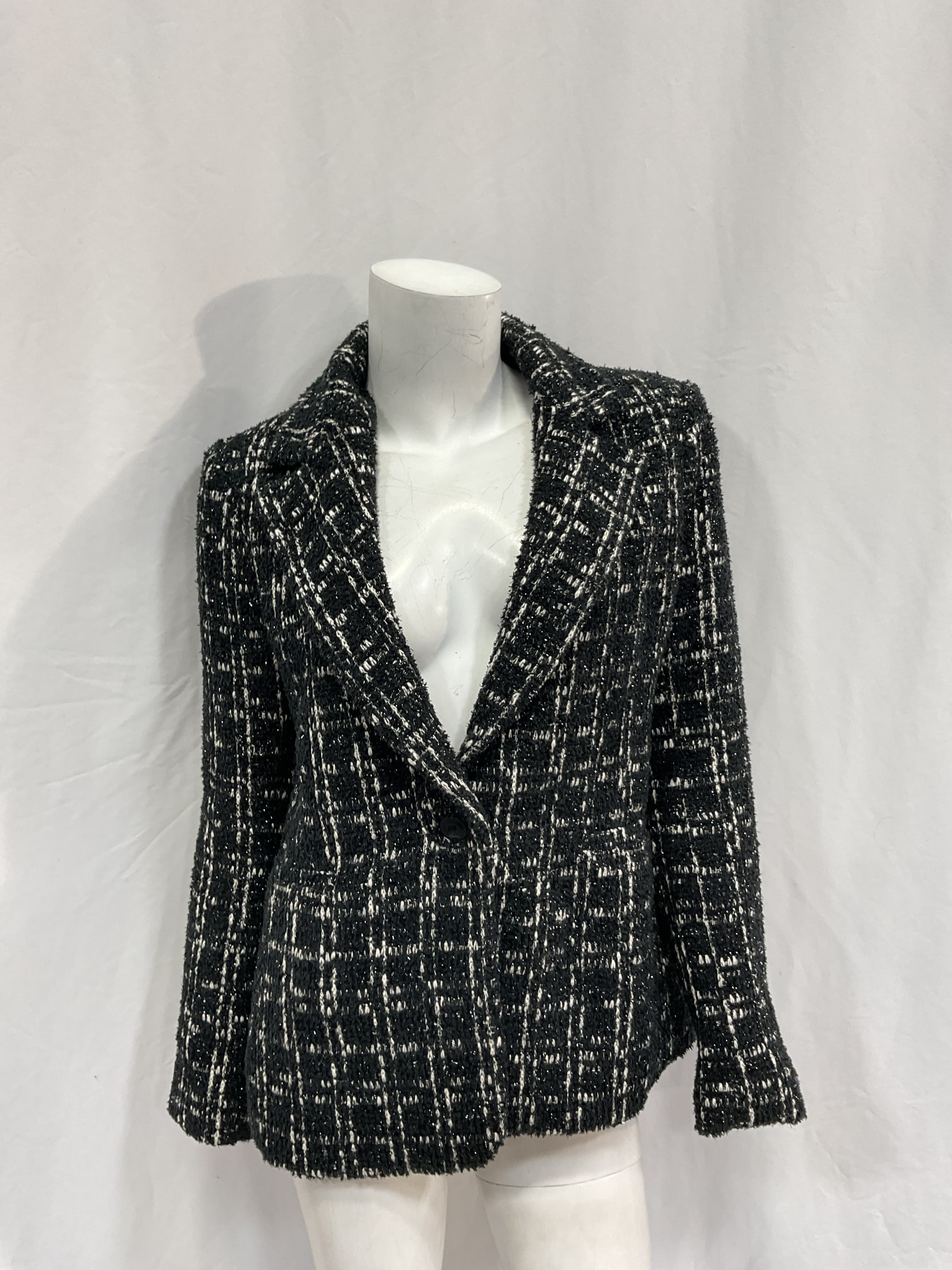 Macey Cropped Tweed Jacket - Image 4