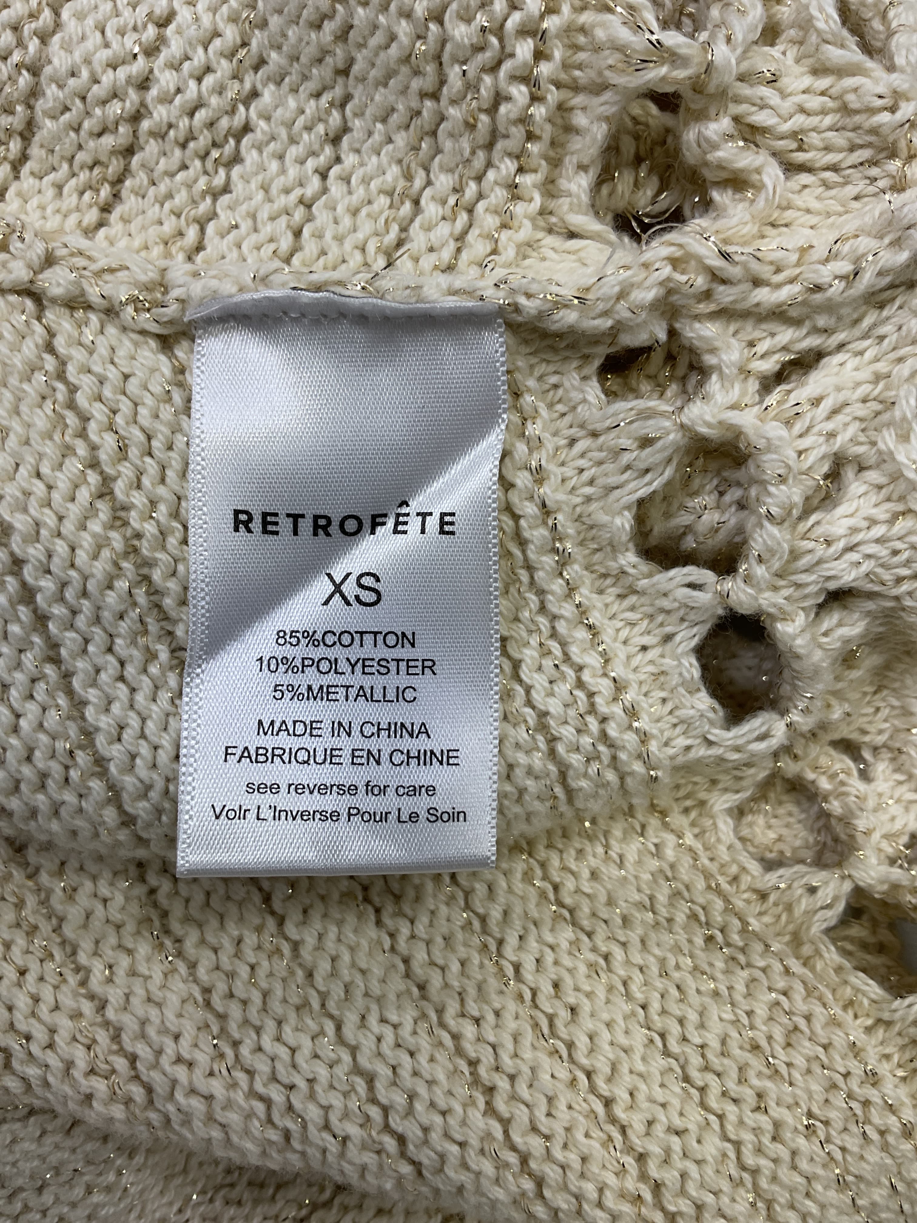 Nico Cardigan In Ivory/Gold - Image 3