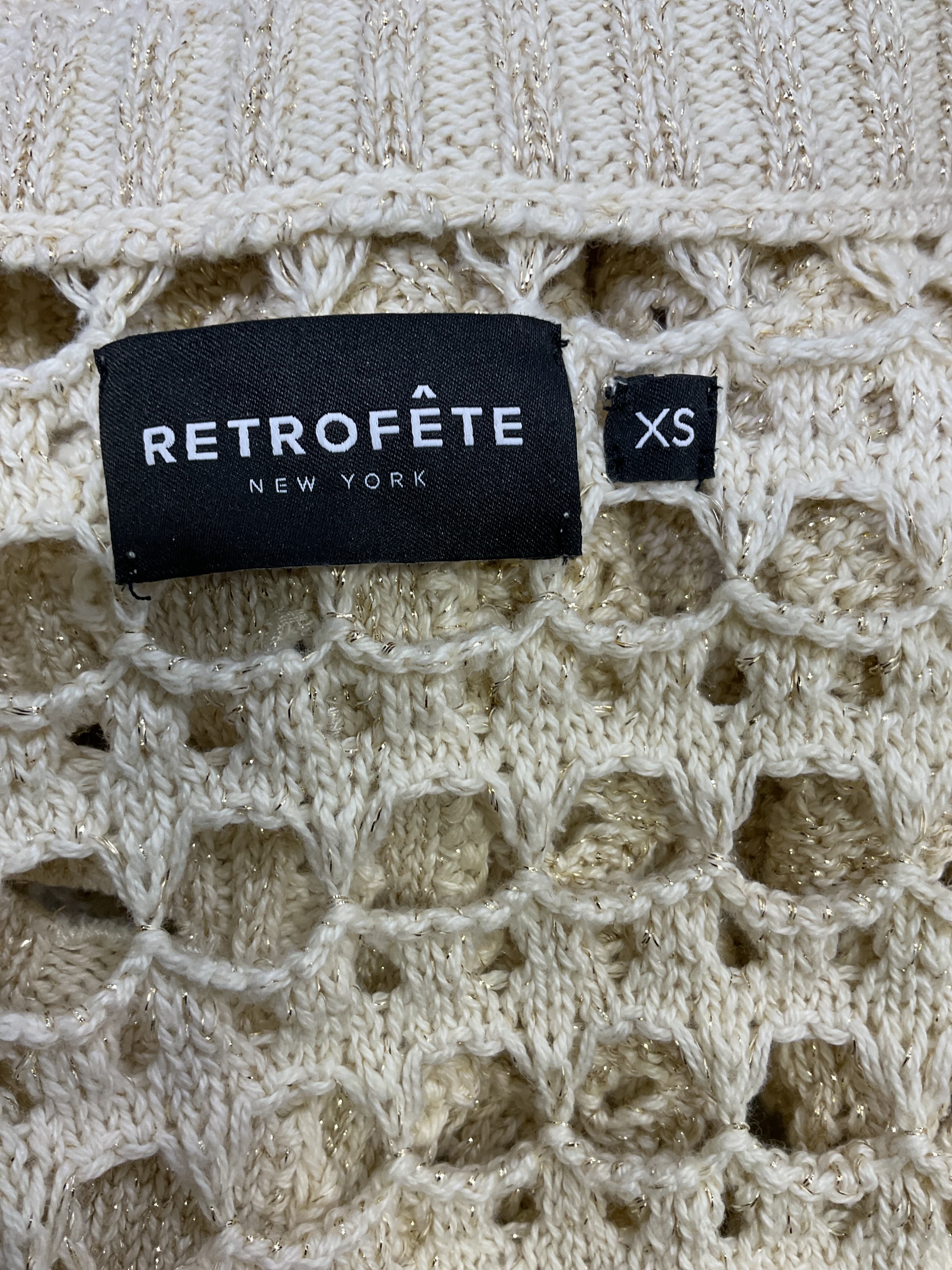Nico Cardigan In Ivory/Gold - Image 4