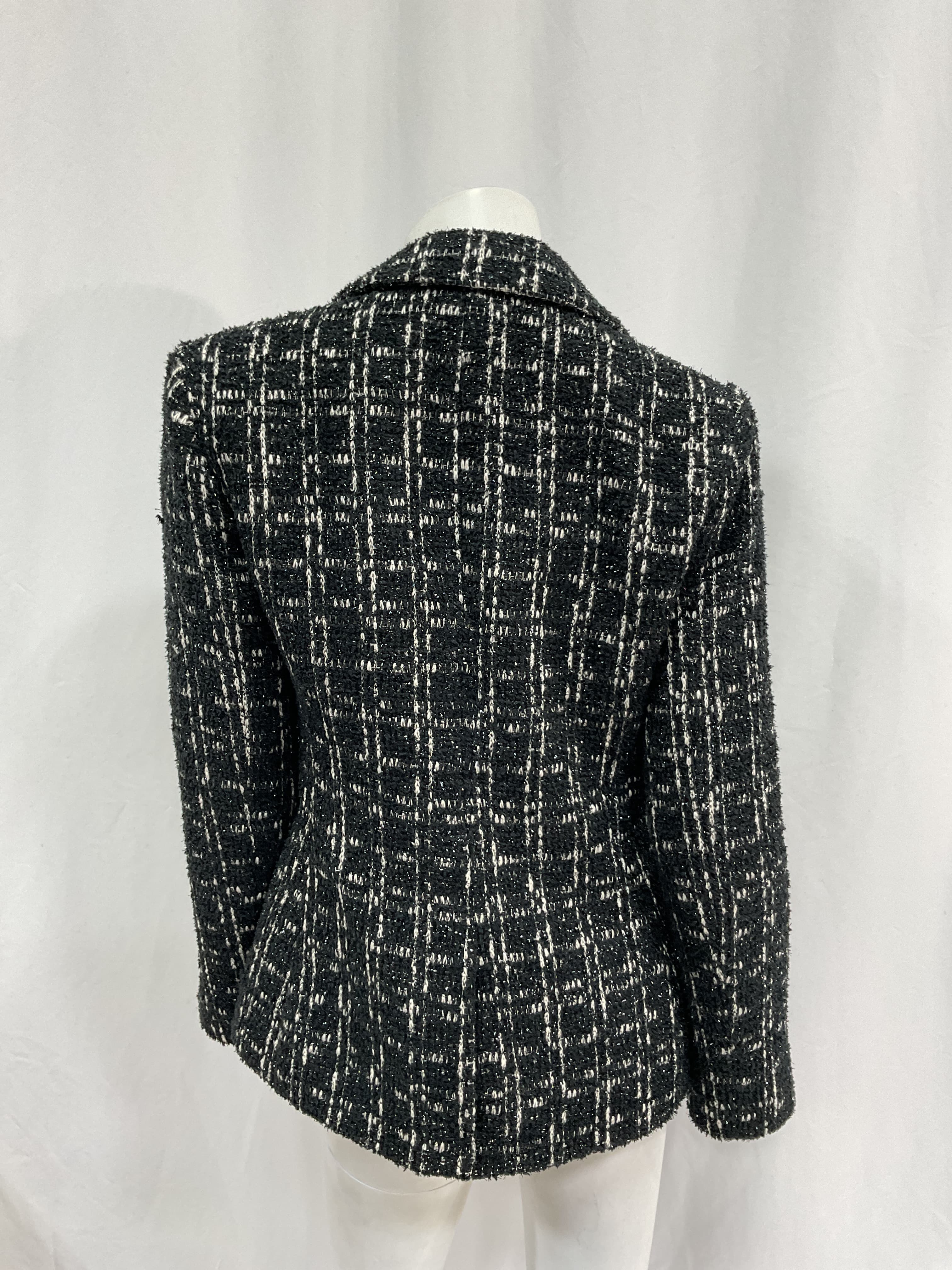 Macey Cropped Tweed Jacket - Image 2