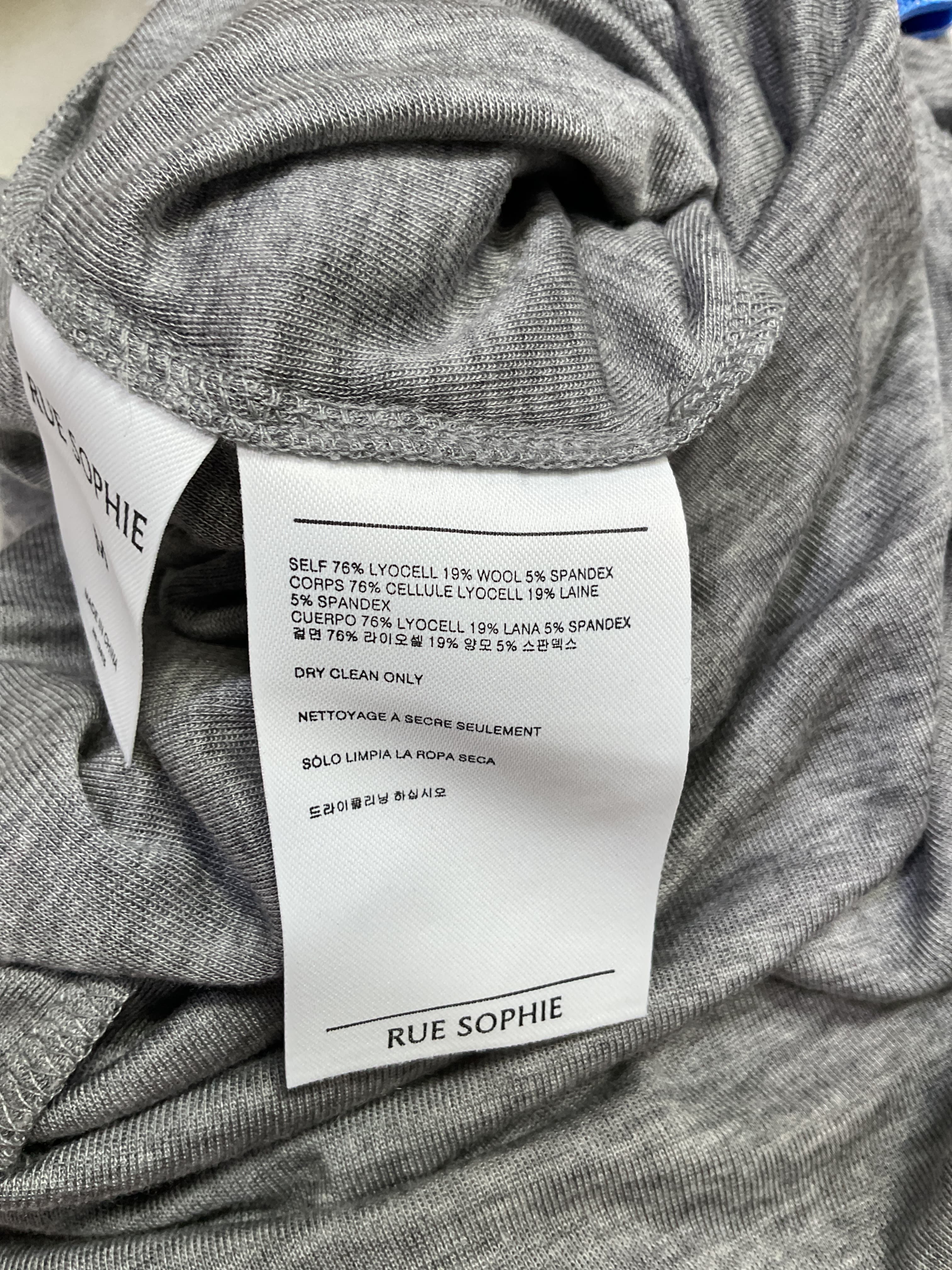 Triomphe Top In Heather Grey - Image 3