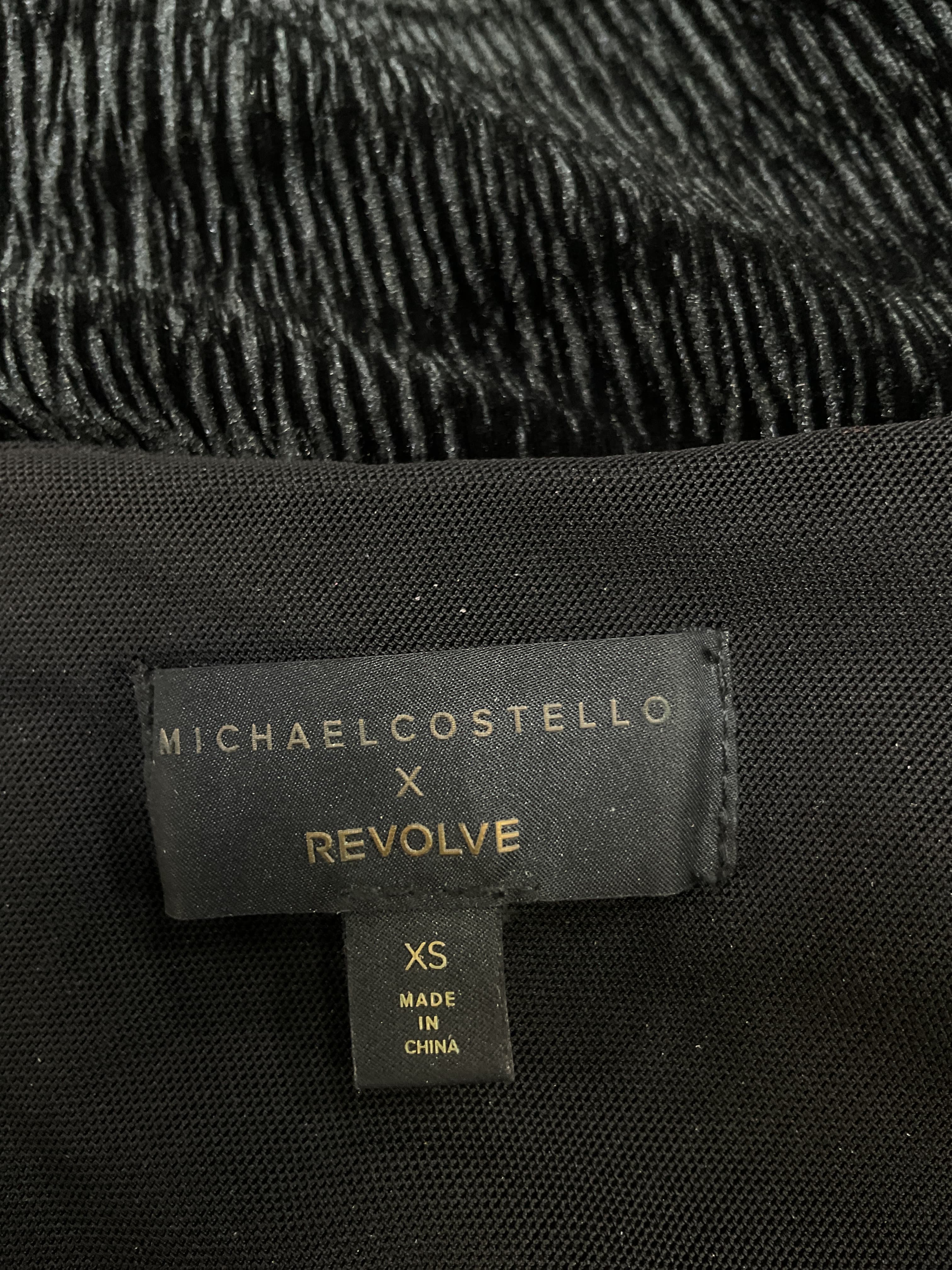 Michael Costello X Revolve Tallulah Mini Dress In Black - Image 3