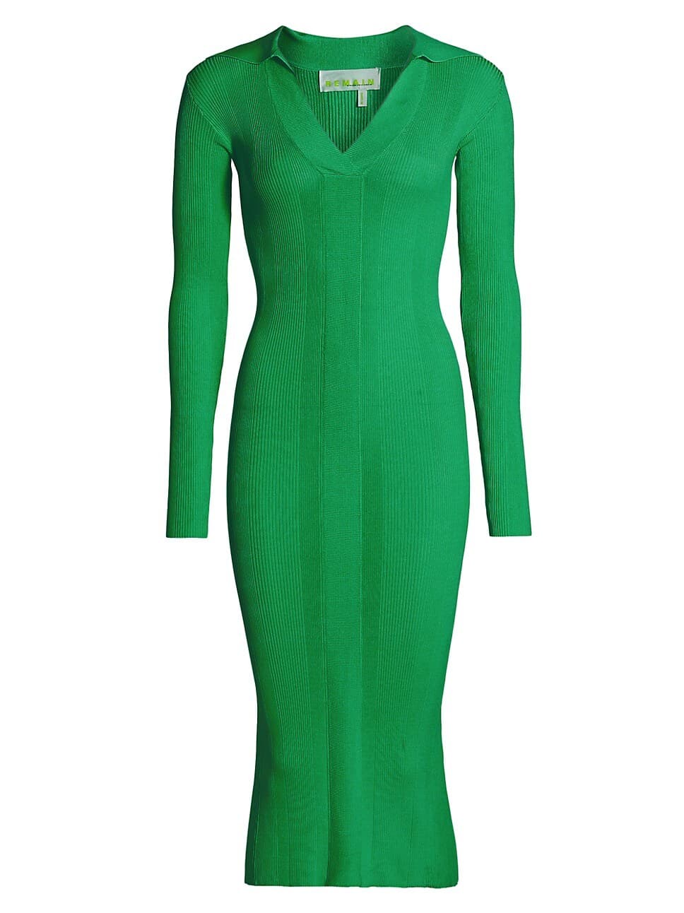Joy Fitted Knit Midi Dress - Image 1