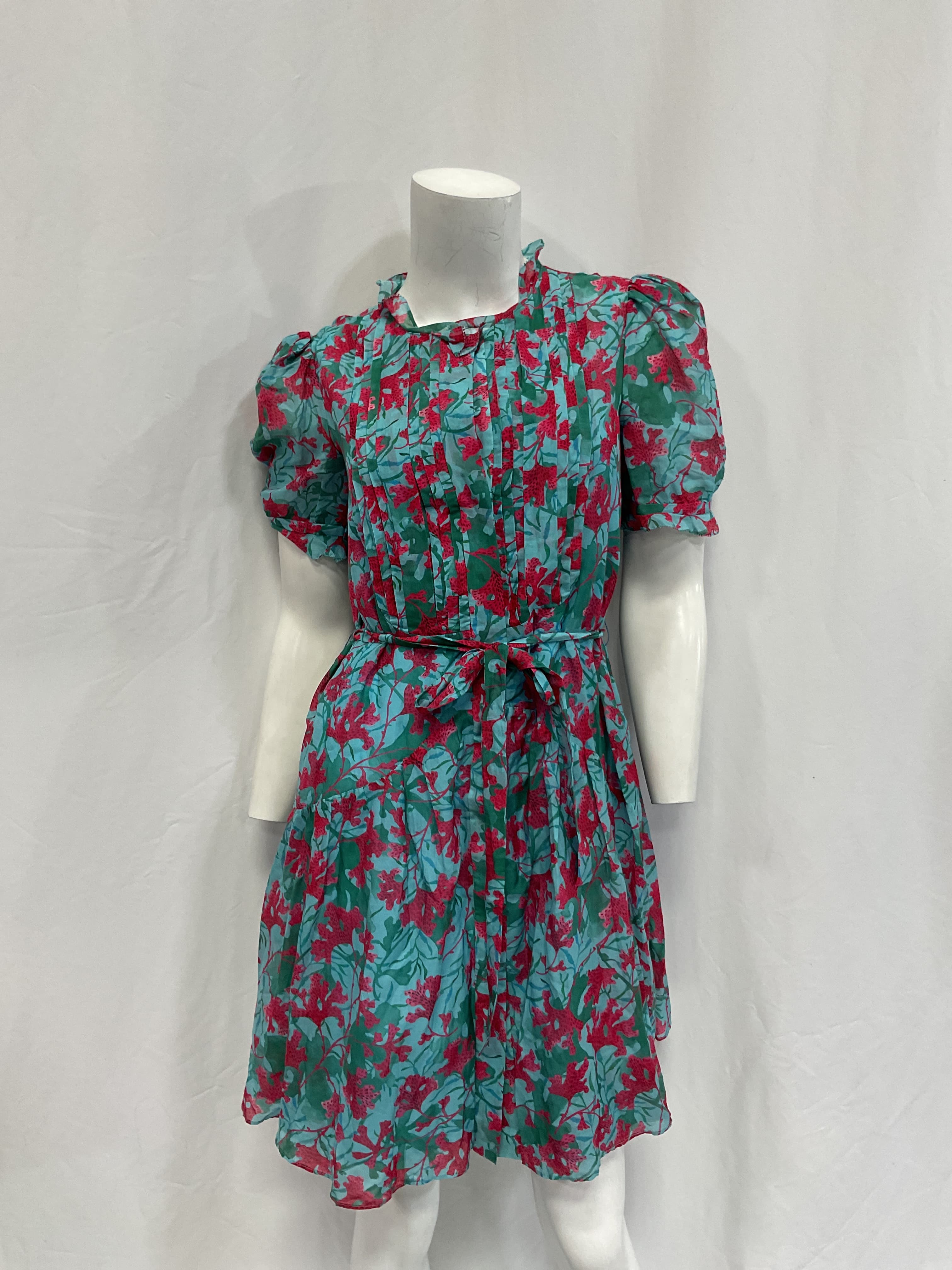 Floral Print Mini Dress - Image 3
