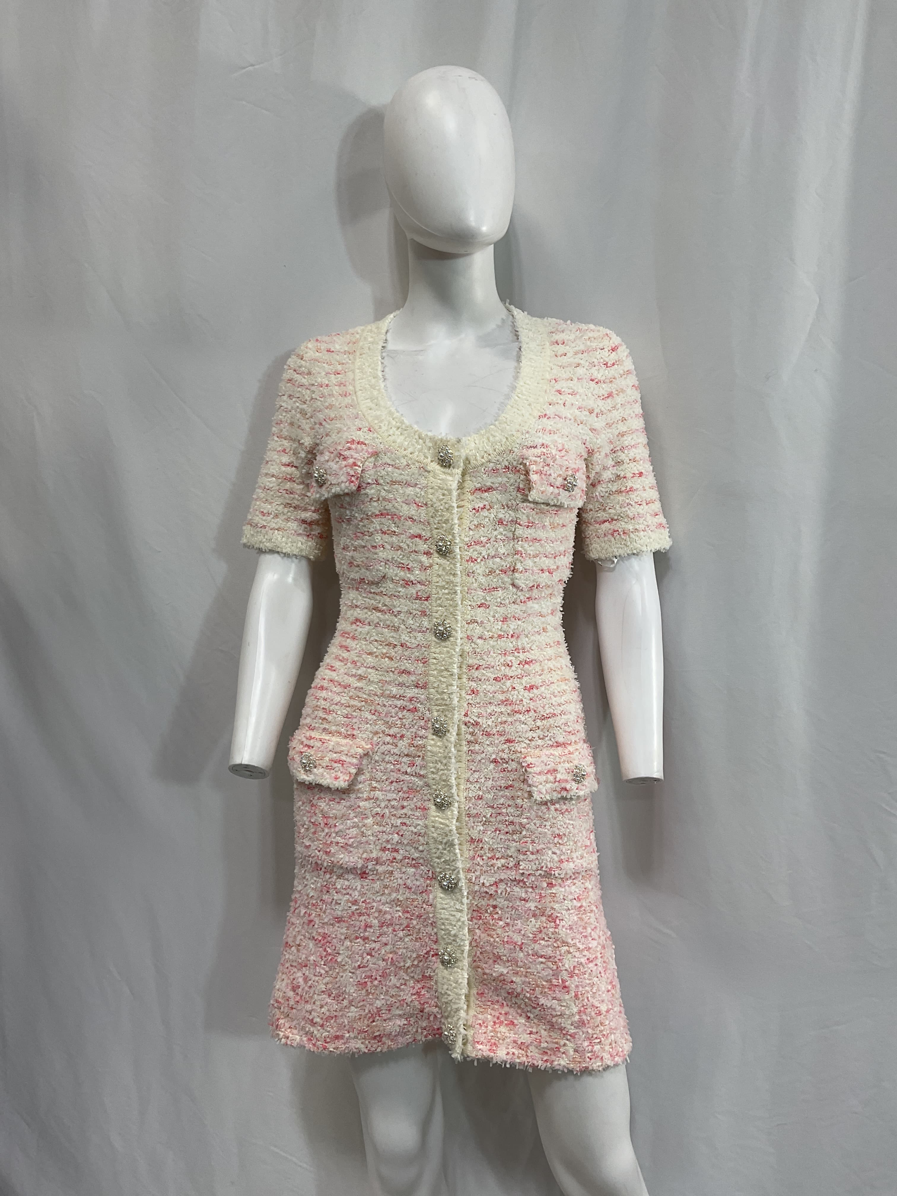 Boucle Knit Minidress - Image 2