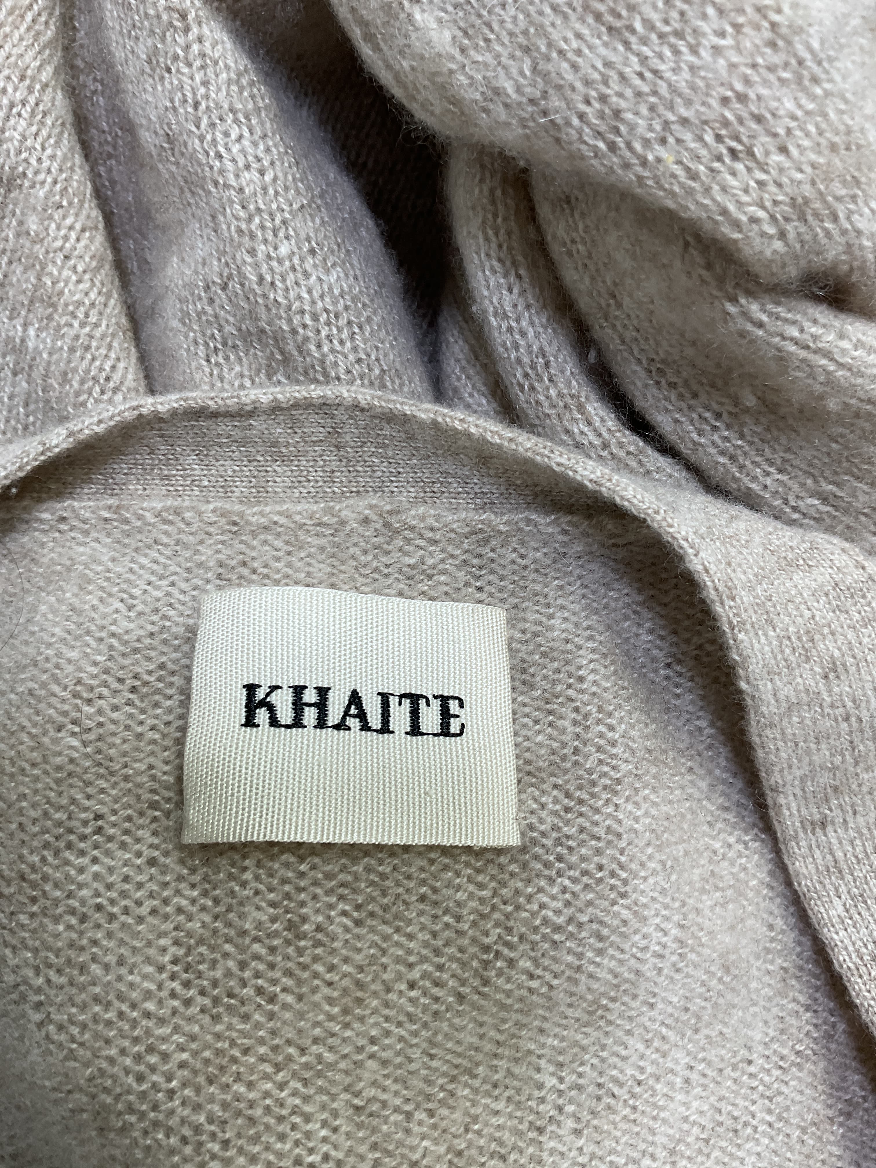 Cashmere Plunge Neckline Sweater - Image 3