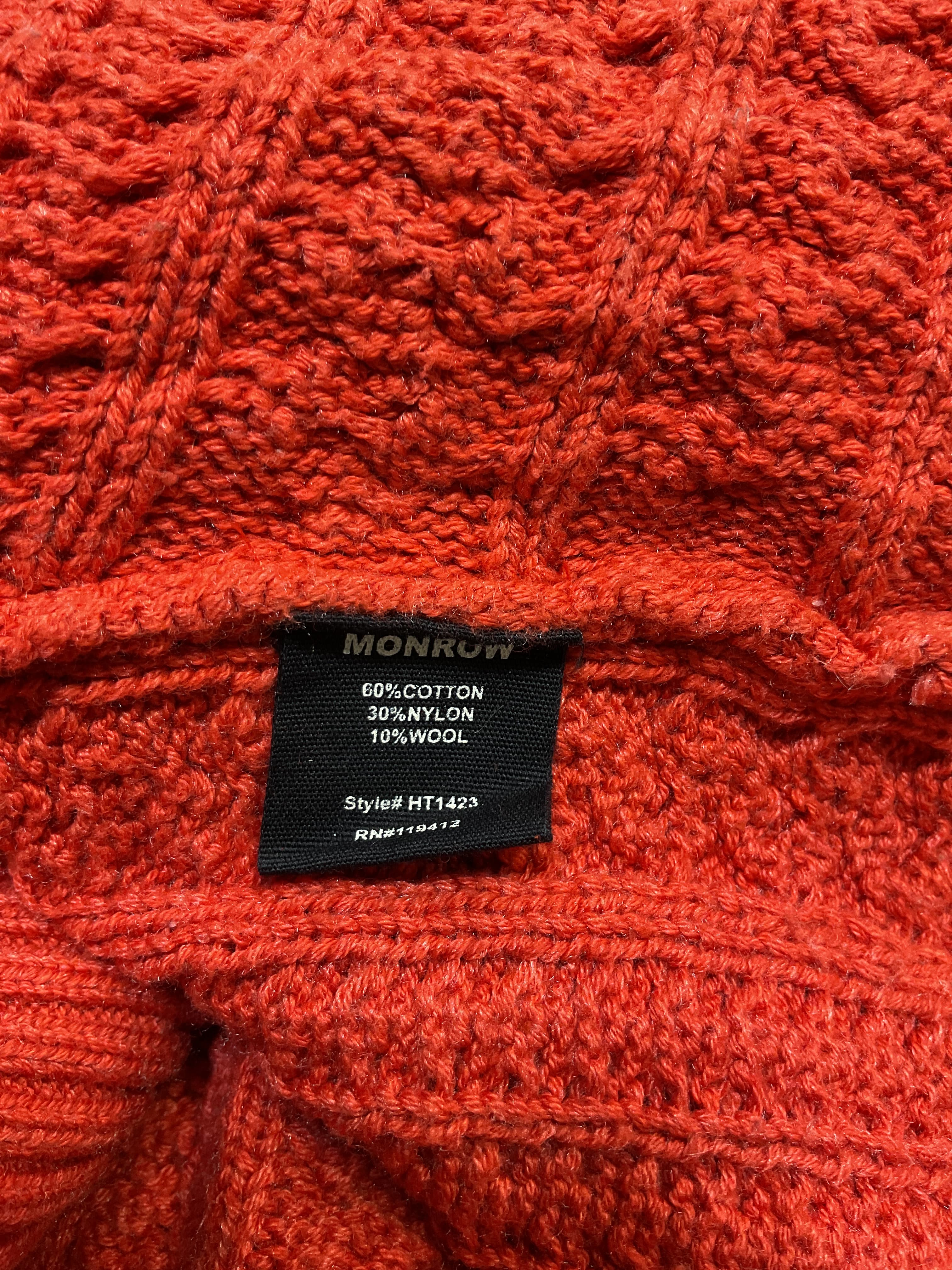 Merino Wool Cable Knit Sweater - Image 3