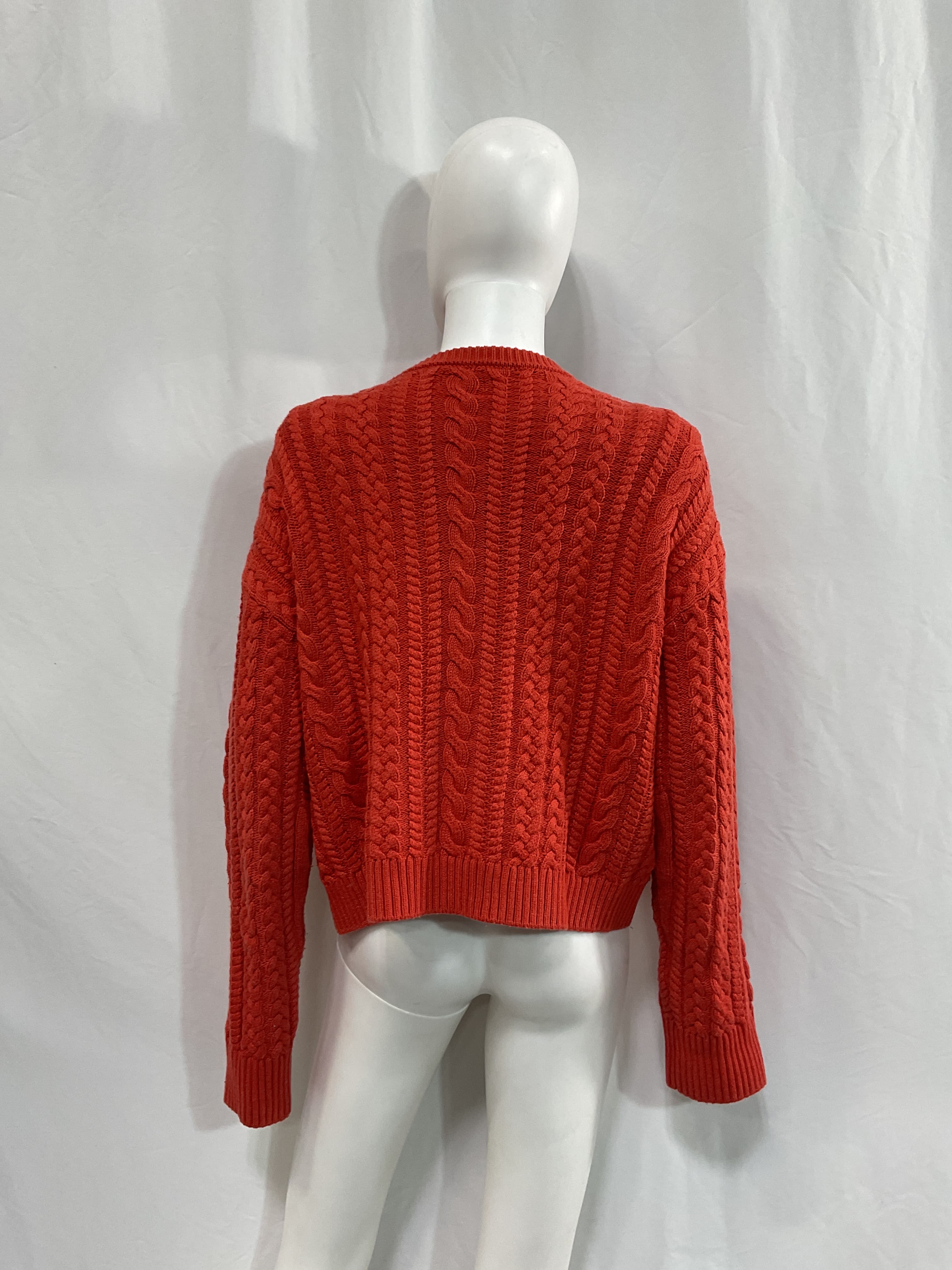 Merino Wool Cable Knit Sweater - Image 4