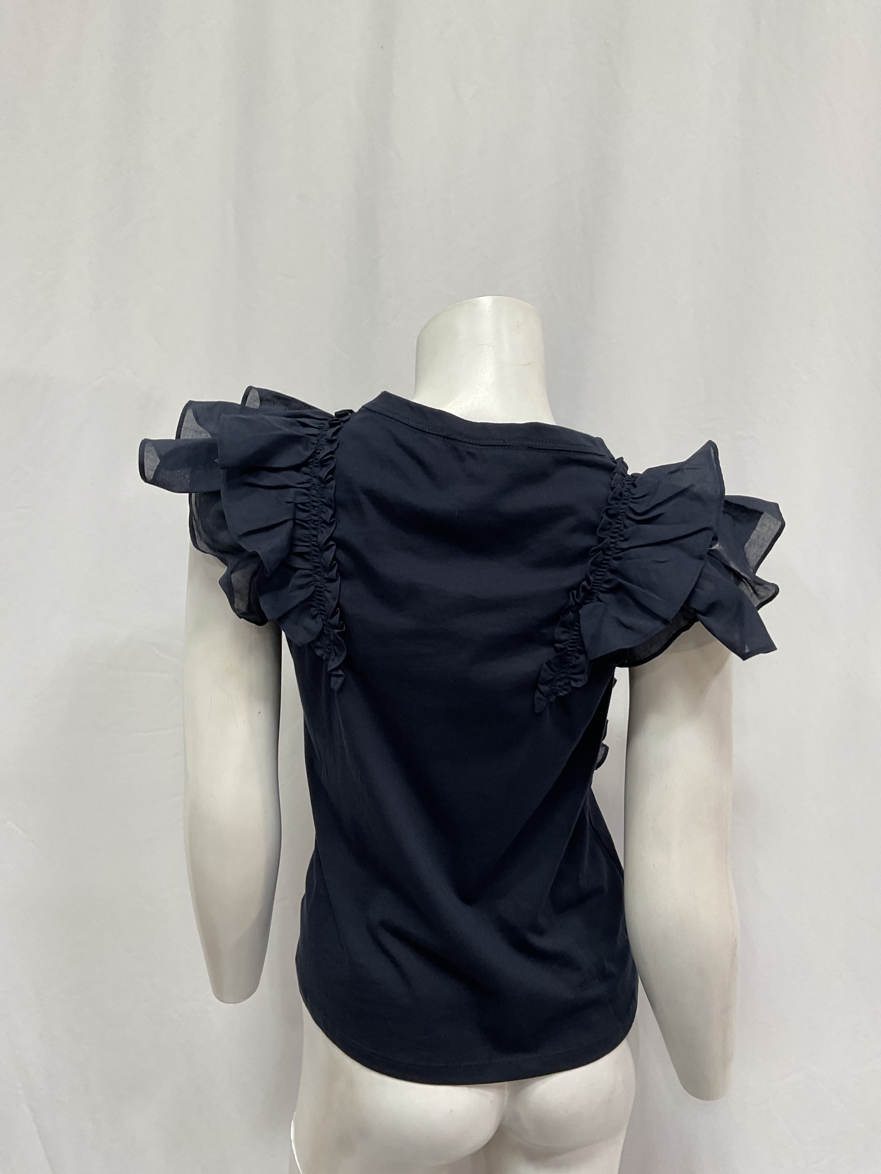 Jean Bardot Ruffle Tee - Image 3