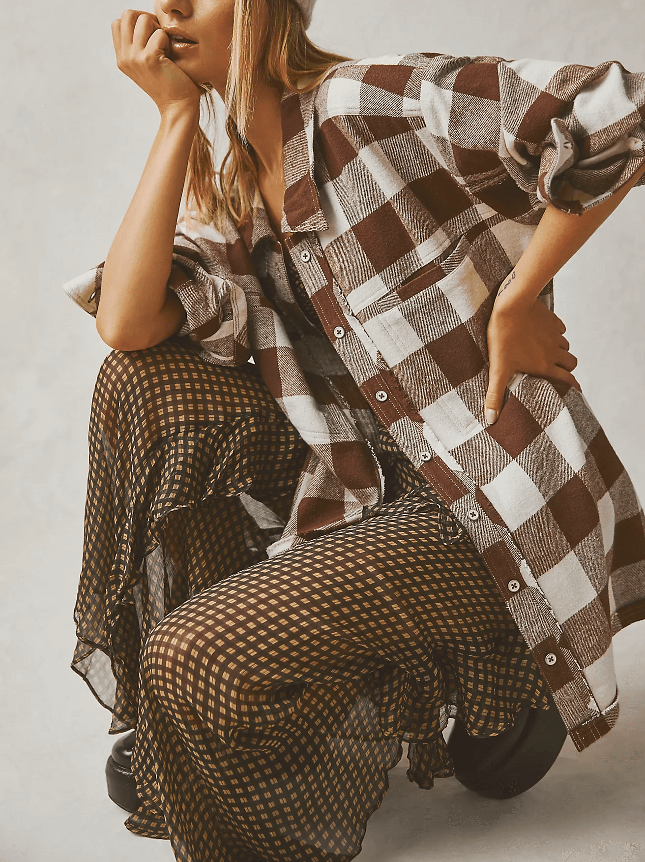 So Long Summer Plaid Top - Image 2