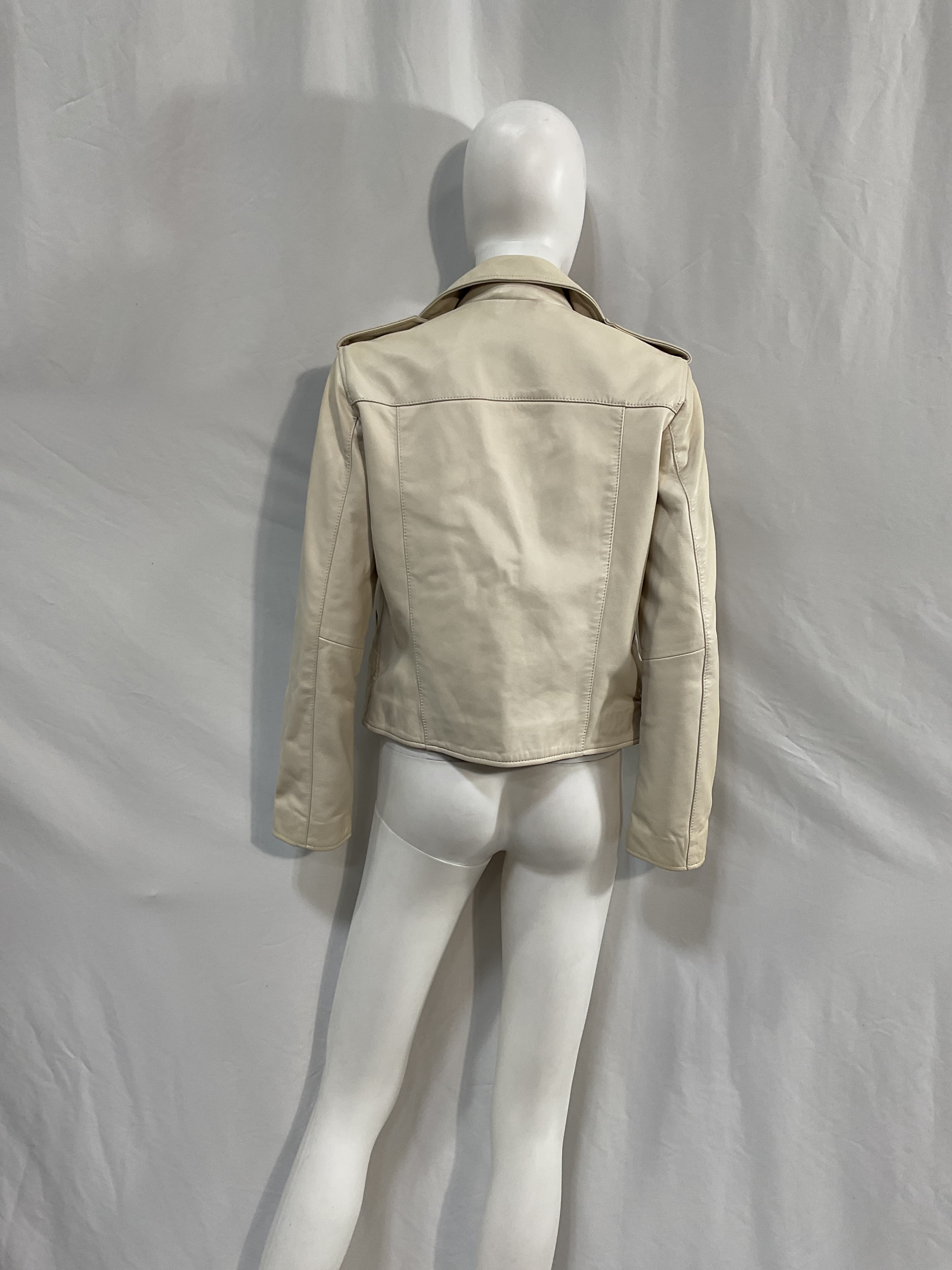 Fern Leather Biker Jacket - Image 1