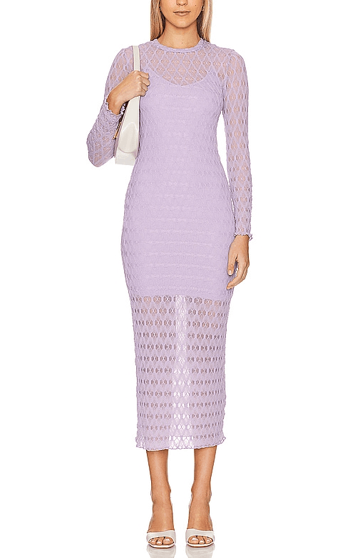 Annisa Dress In Lilac - Image 1