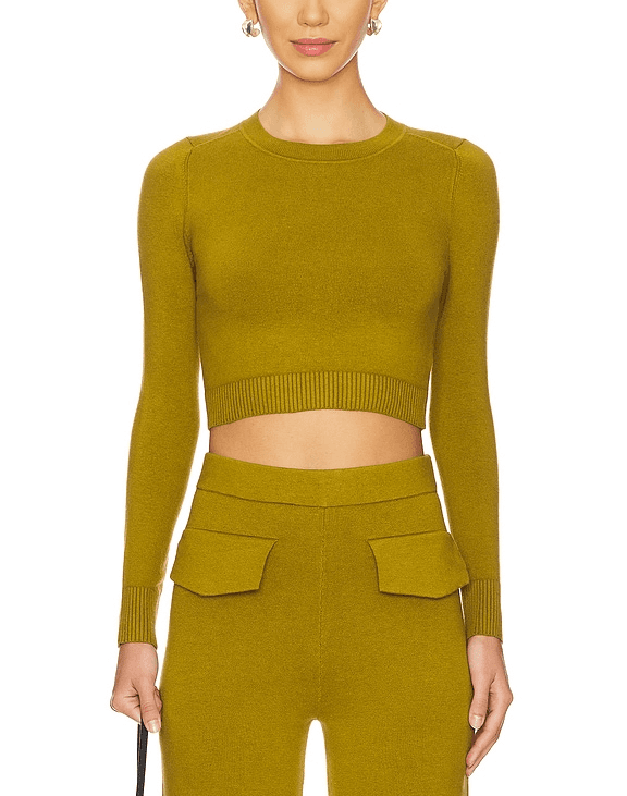 Long Sleeve Crop Top - Image 1
