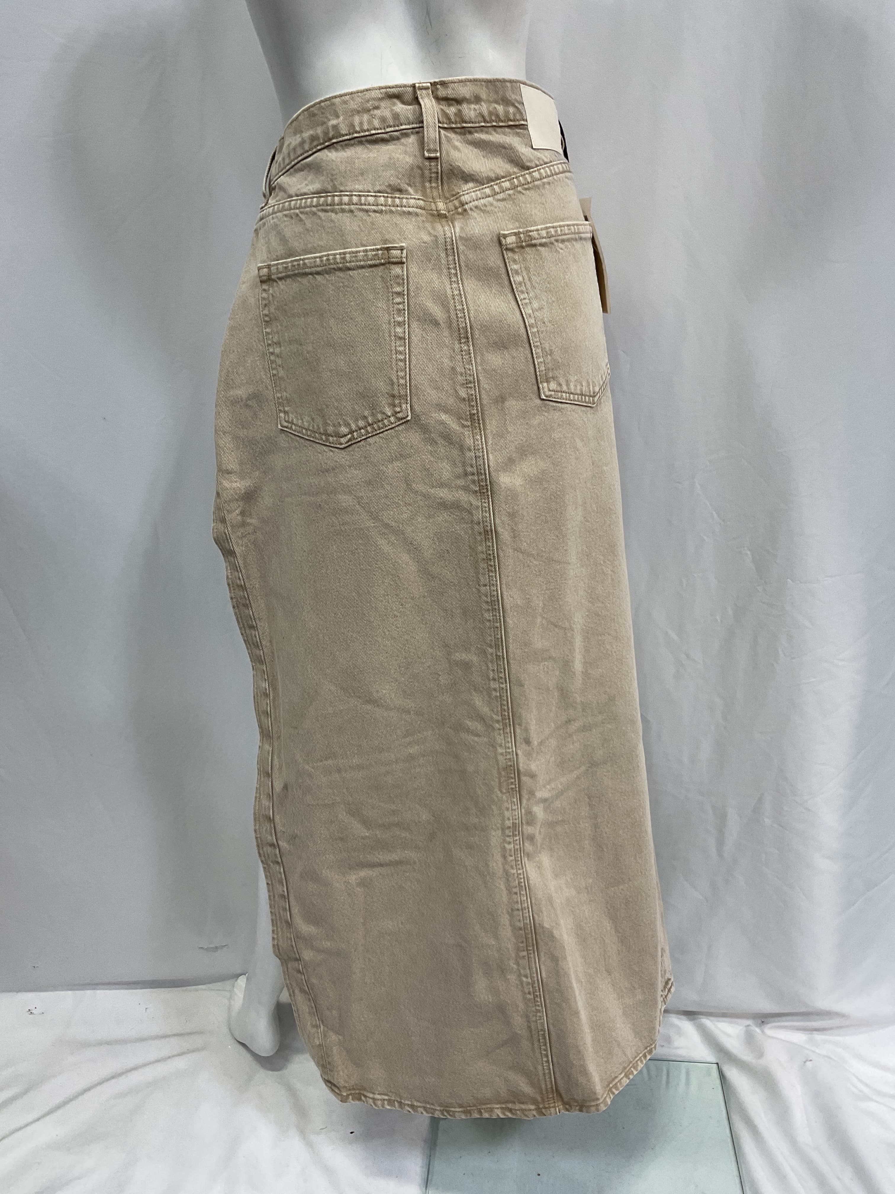 Blanca Maxi Skirt With High Slit In Montana - Image 2