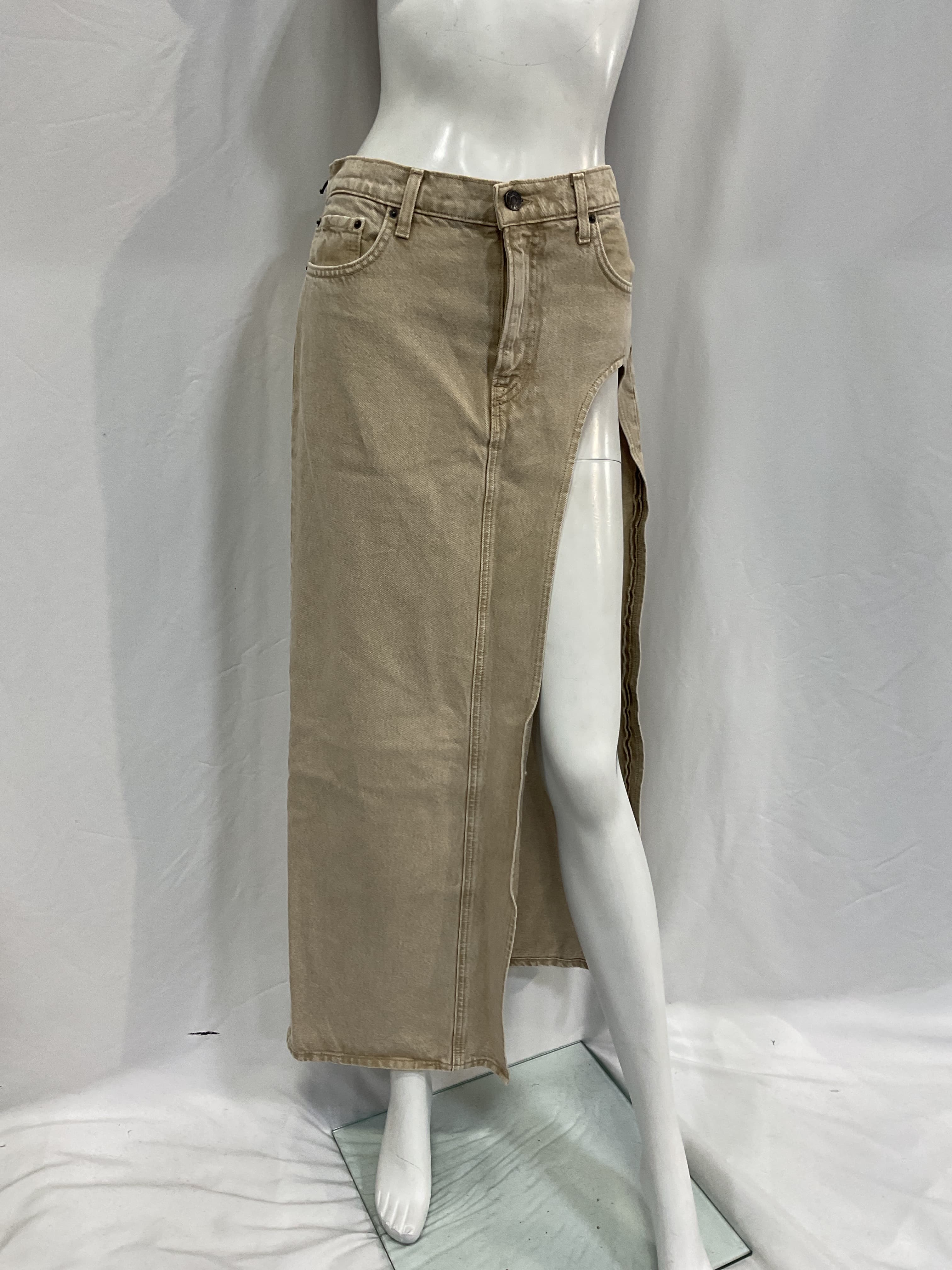 Blanca Maxi Skirt With High Slit In Montana - Image 4