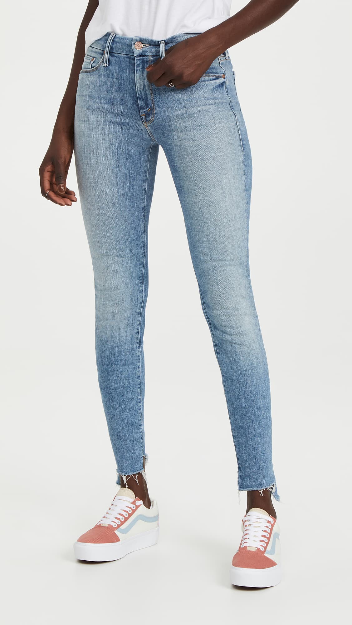 The Looker Two Step Ankle Fray Jeans - Image 1