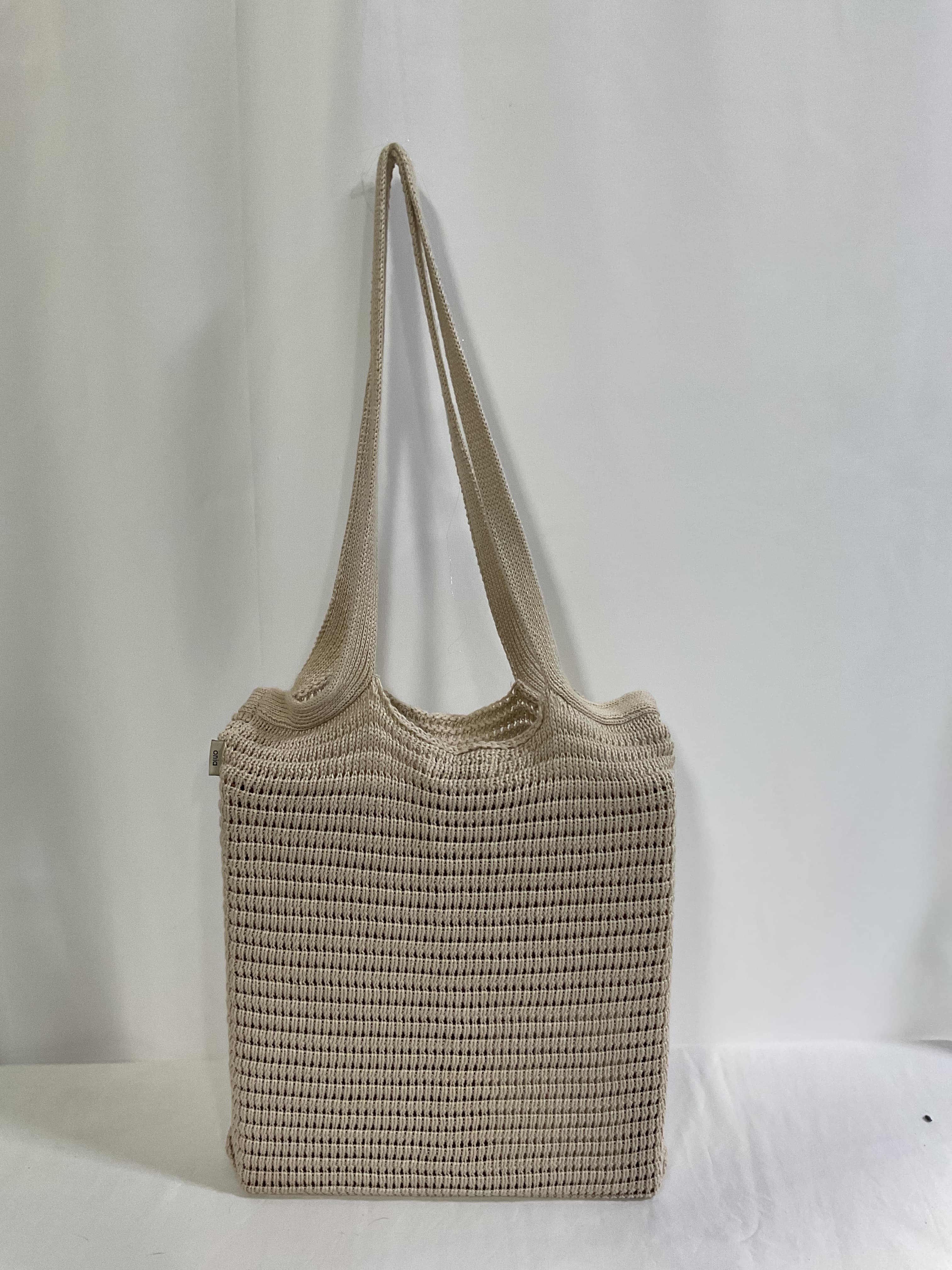 Linen Knit Tote - Image 2