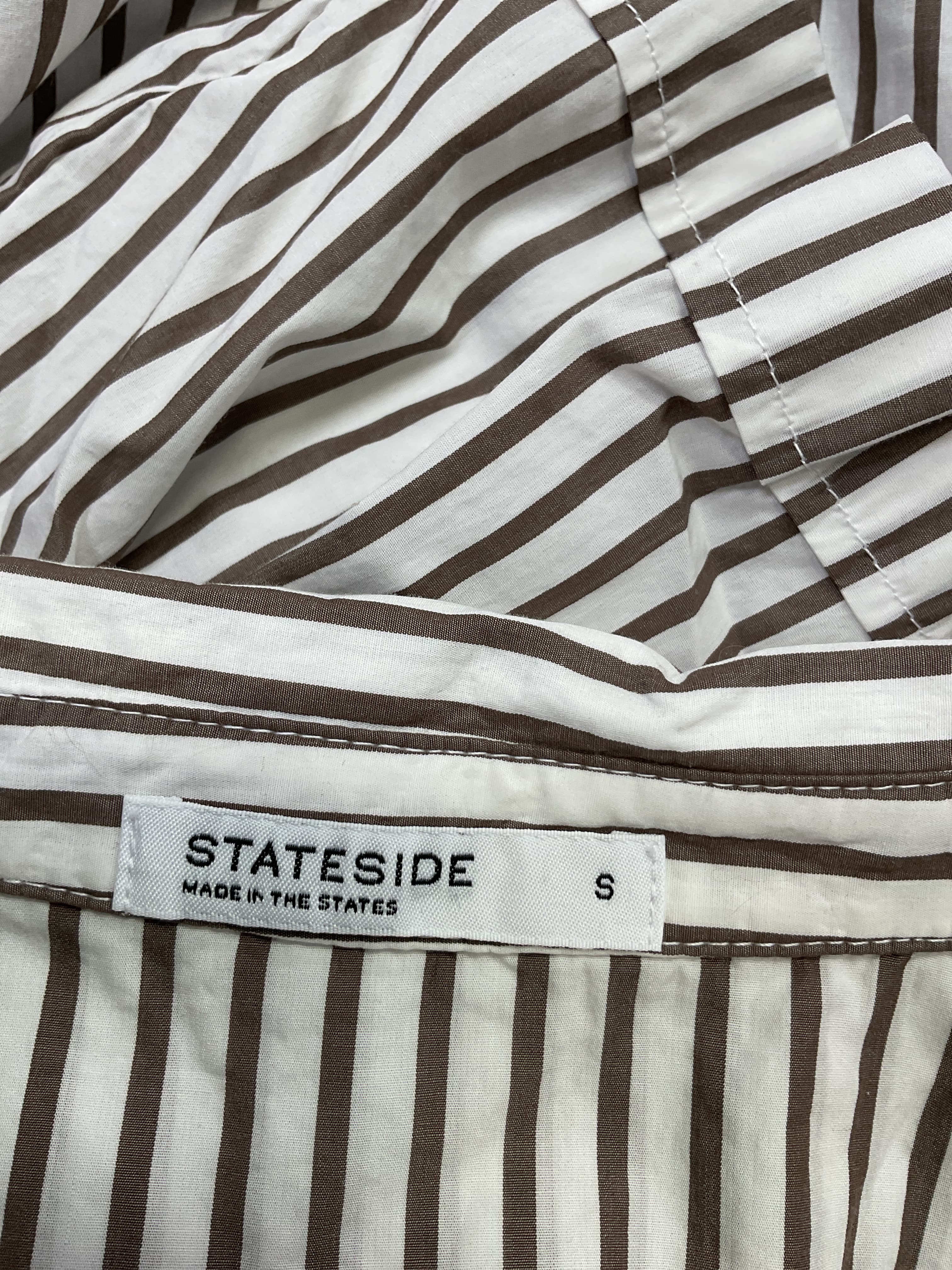 80s Poplin Striped Twist Shirt - Image 4