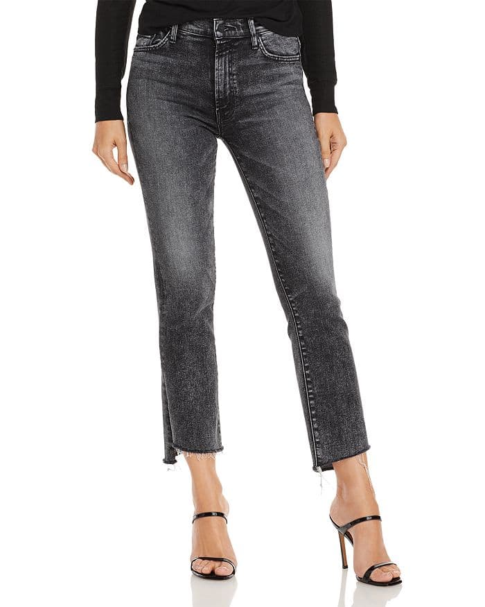 The Insider High Rise Crop Step Fray Bootcut Jeans - Image 1