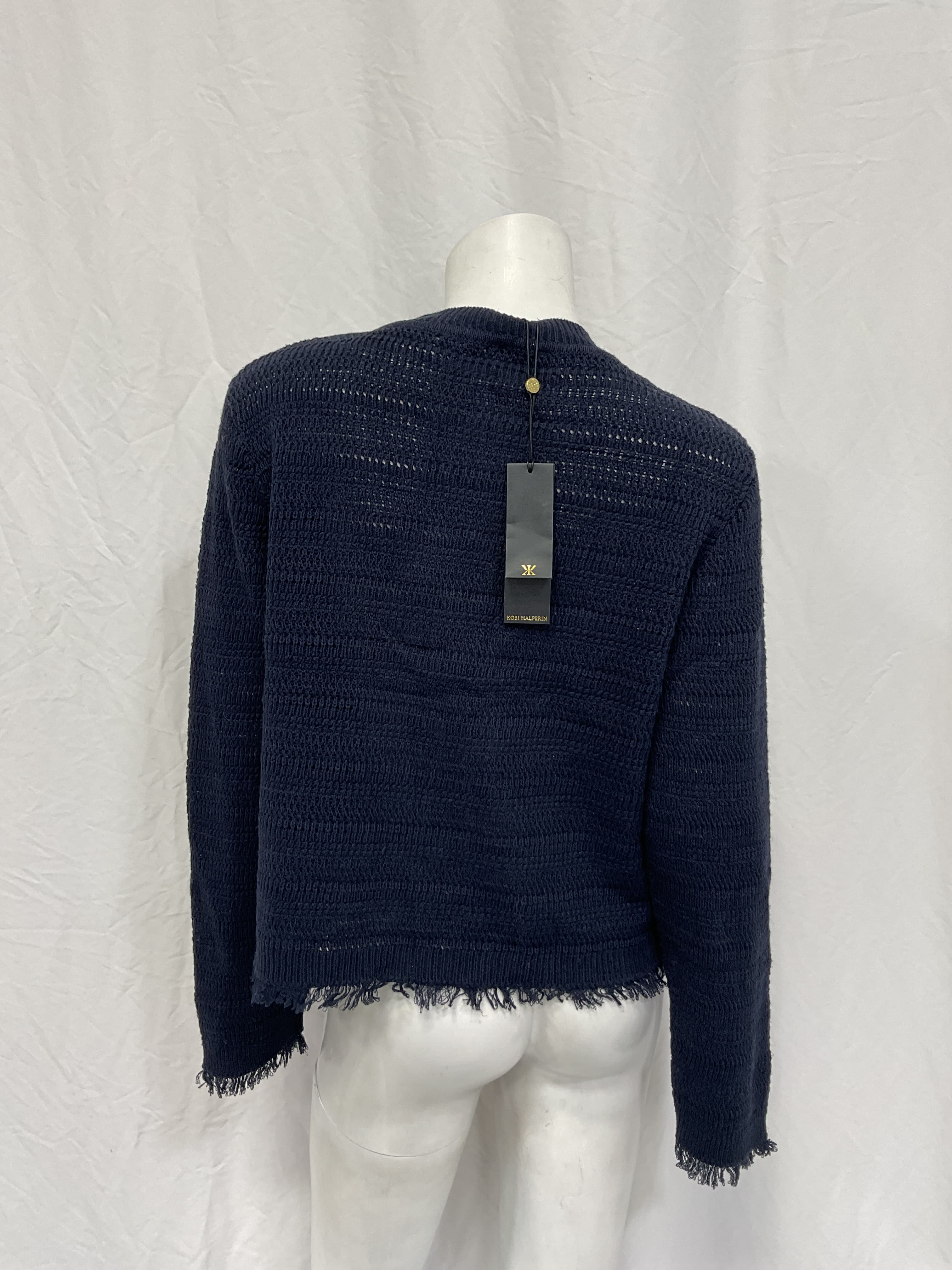 Kobi Halperin Taza Crewneck Cardigan Sweater - Image 2