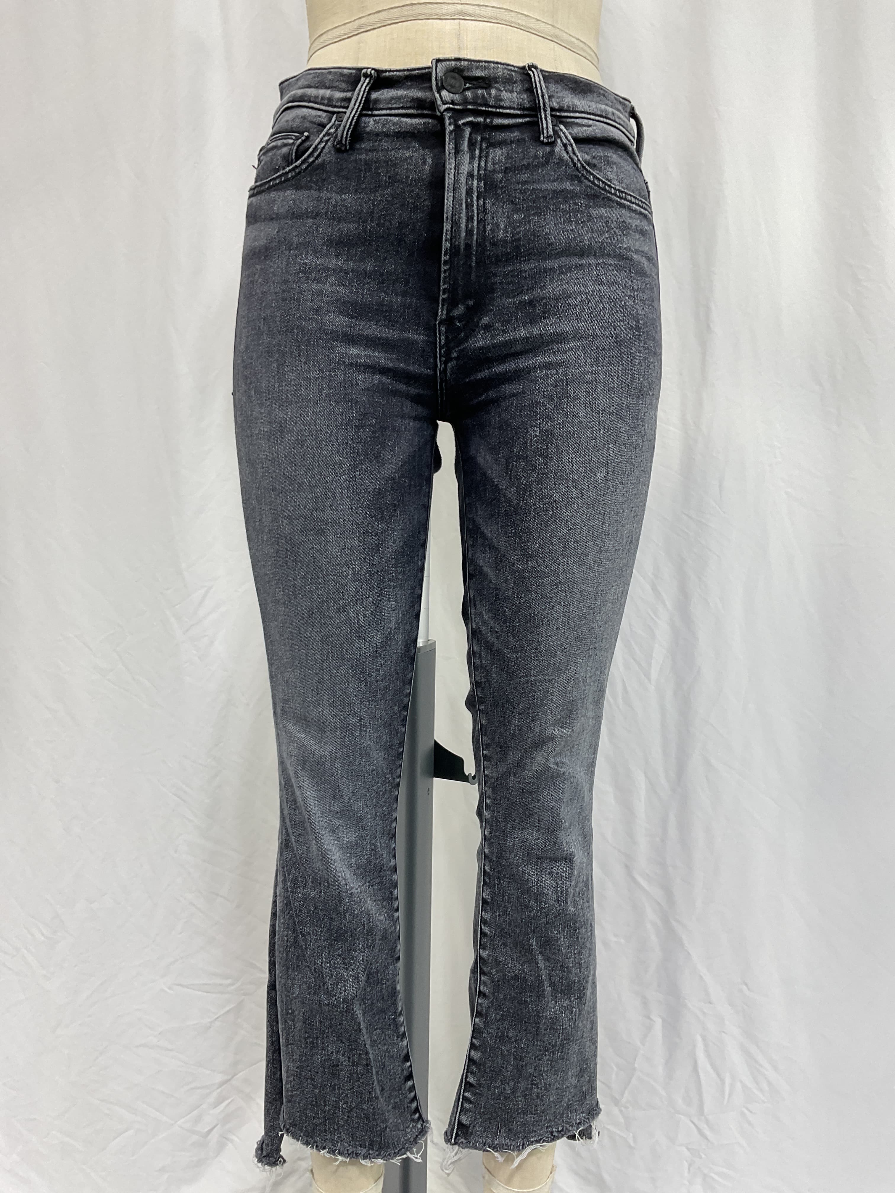 The Insider High Rise Crop Step Fray Bootcut Jeans - Image 2
