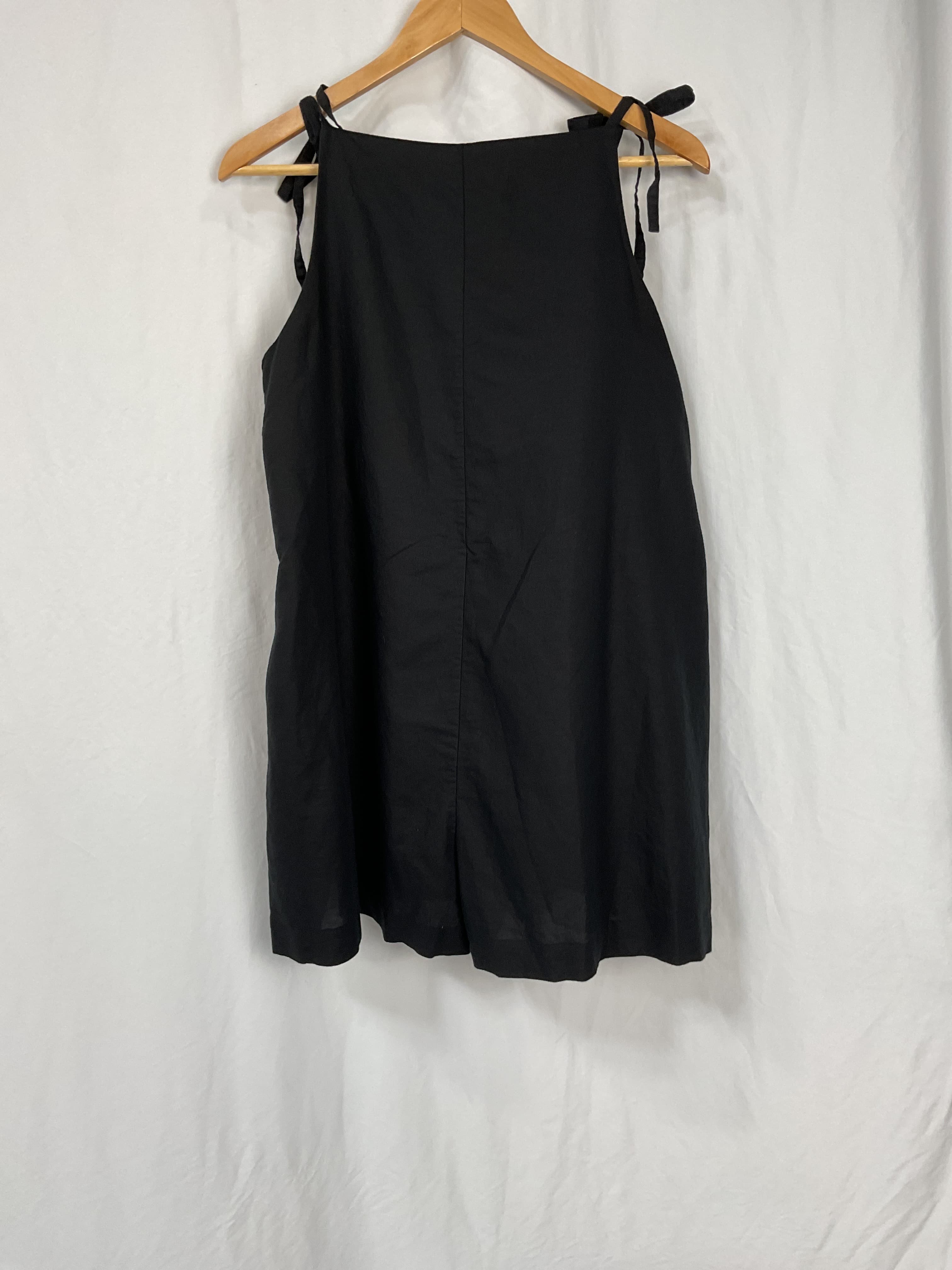 Square-Neck Linen Romper - Image 2