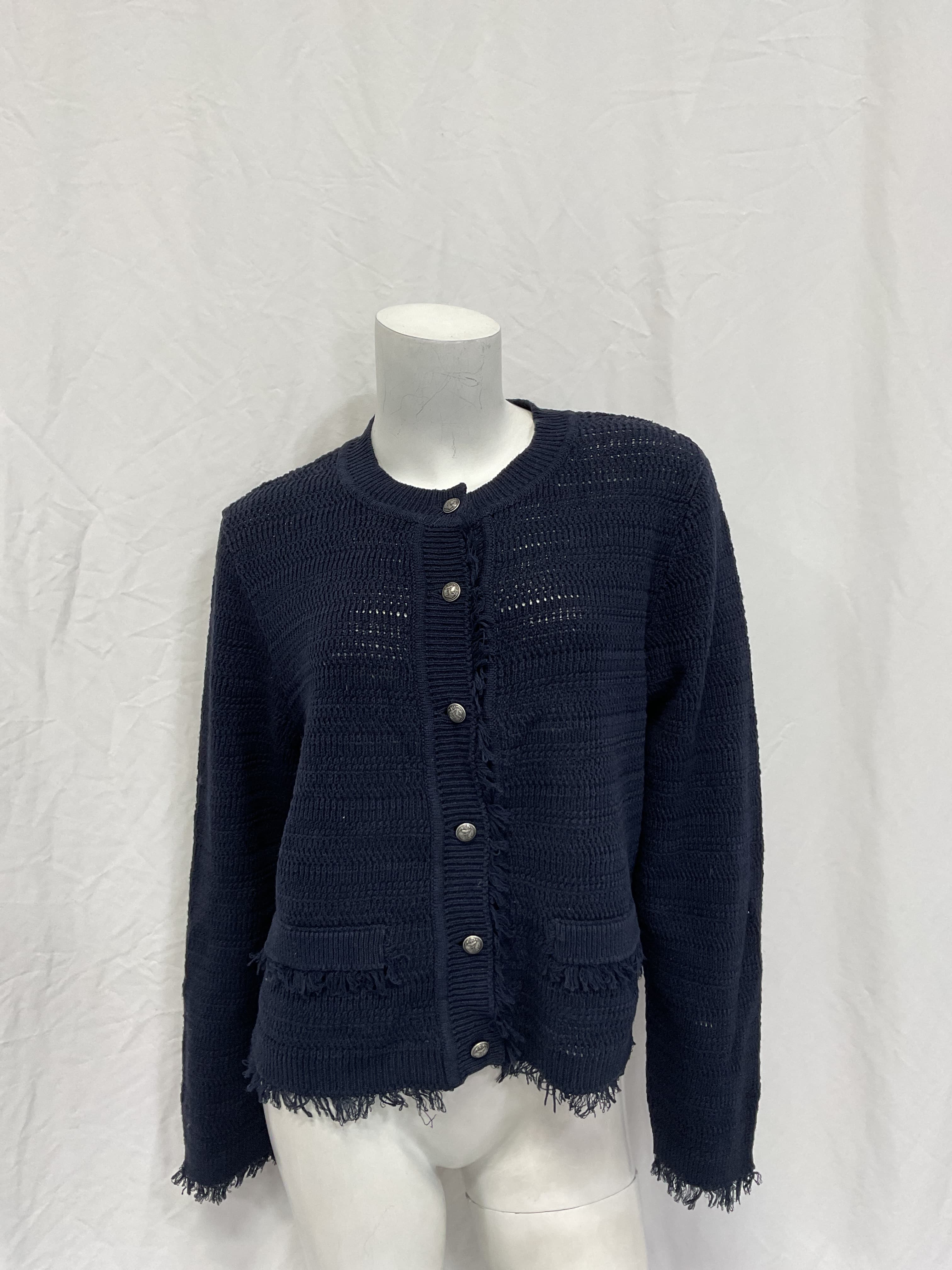 Kobi Halperin Taza Crewneck Cardigan Sweater - Image 3