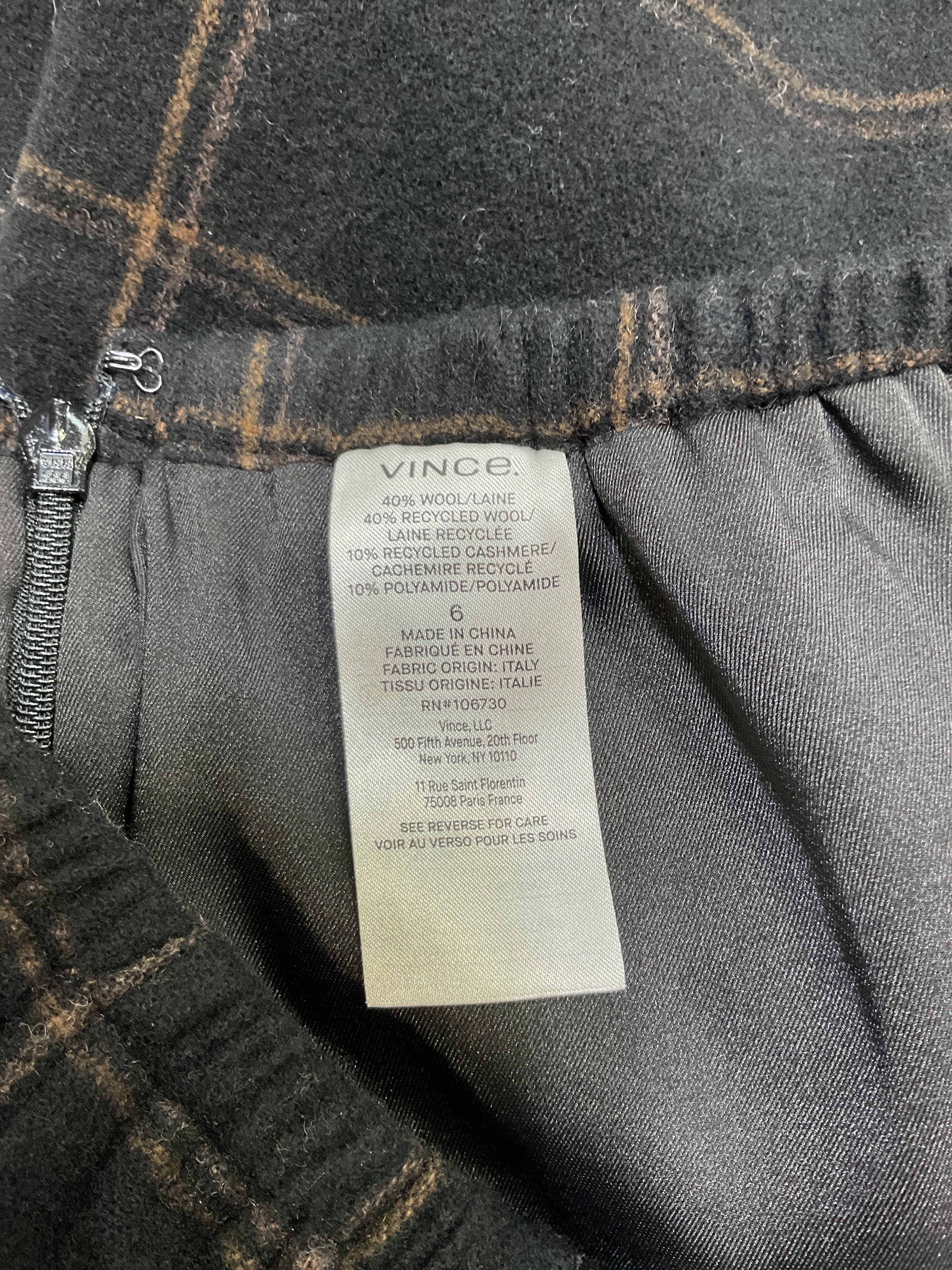 Flannel Plaid Wide Leg Pant - Image 4