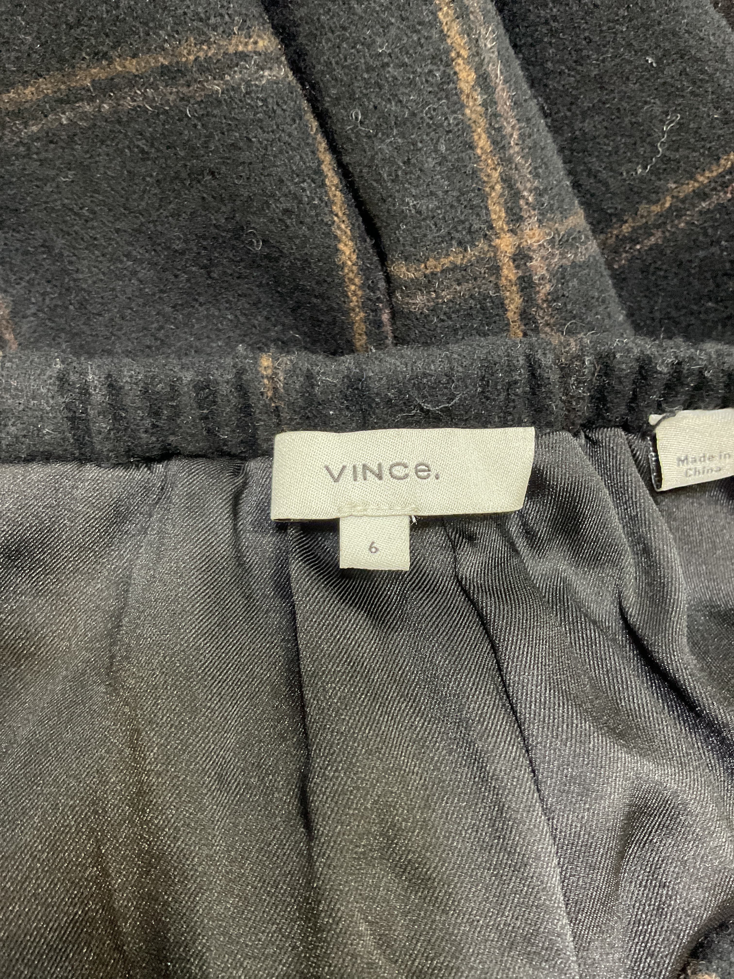 Flannel Plaid Wide Leg Pant - Image 3
