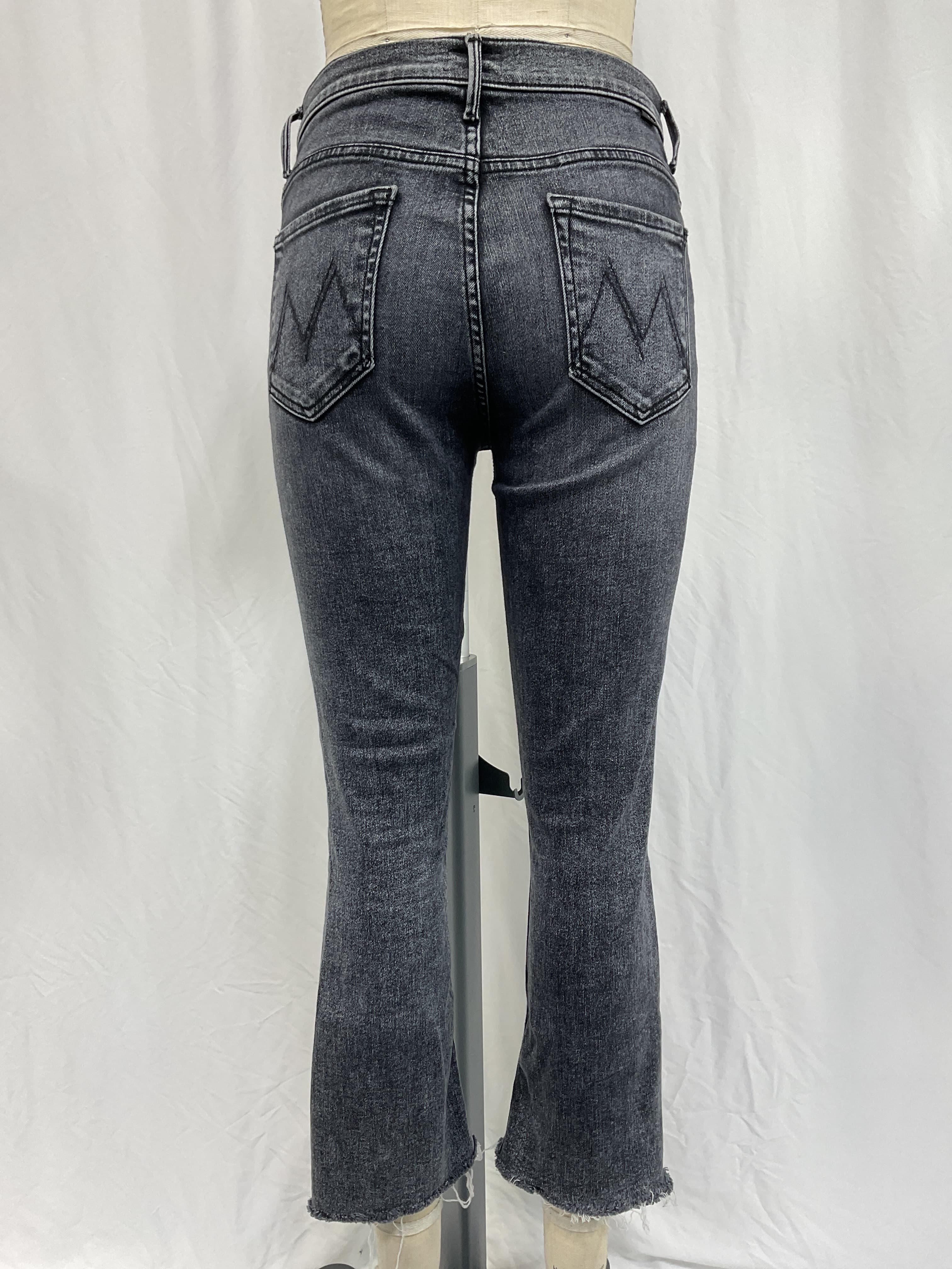 The Insider High Rise Crop Step Fray Bootcut Jeans - Image 4