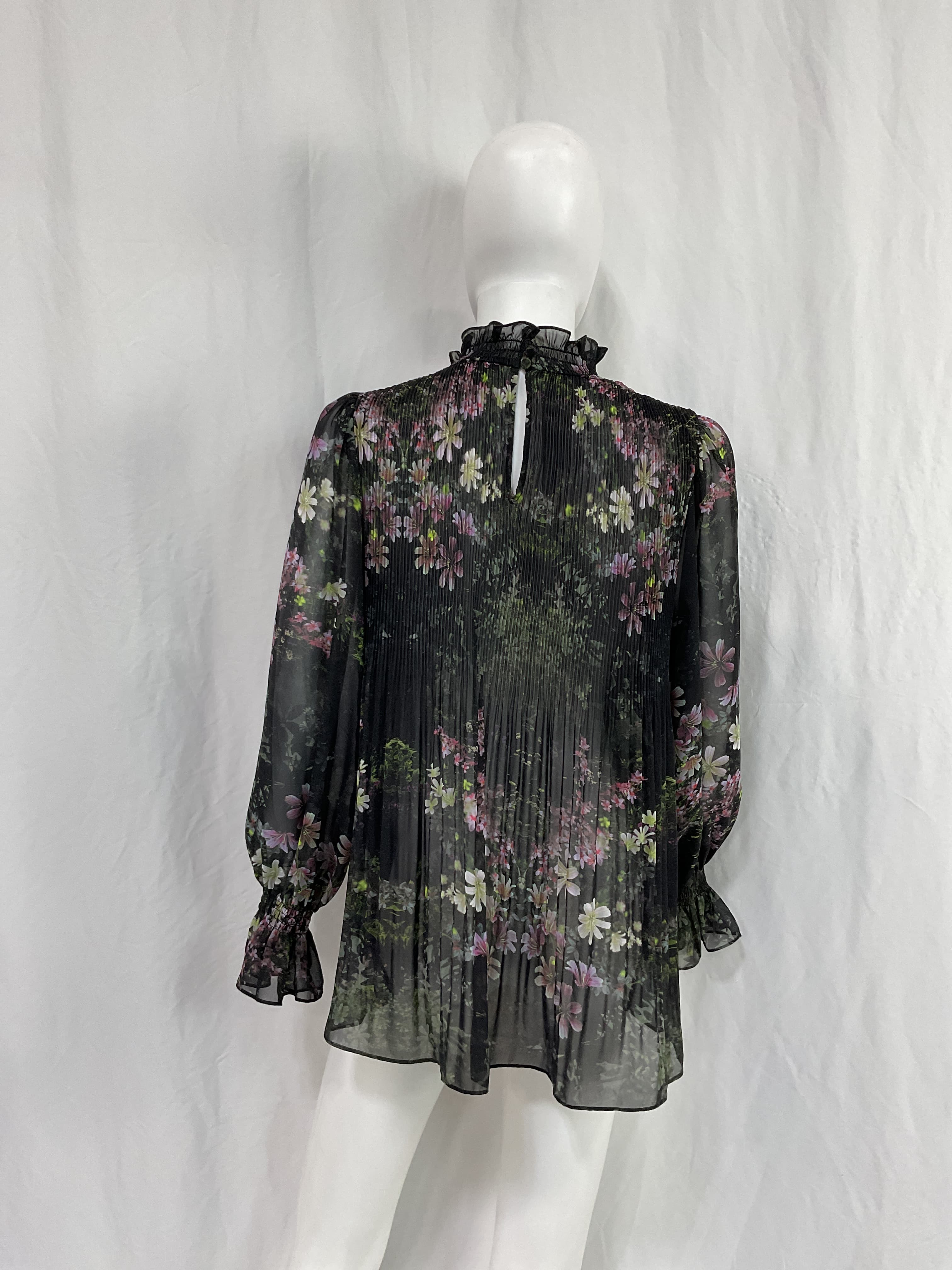 Cora Ophelia Pleated Floral Blouse - Image 3