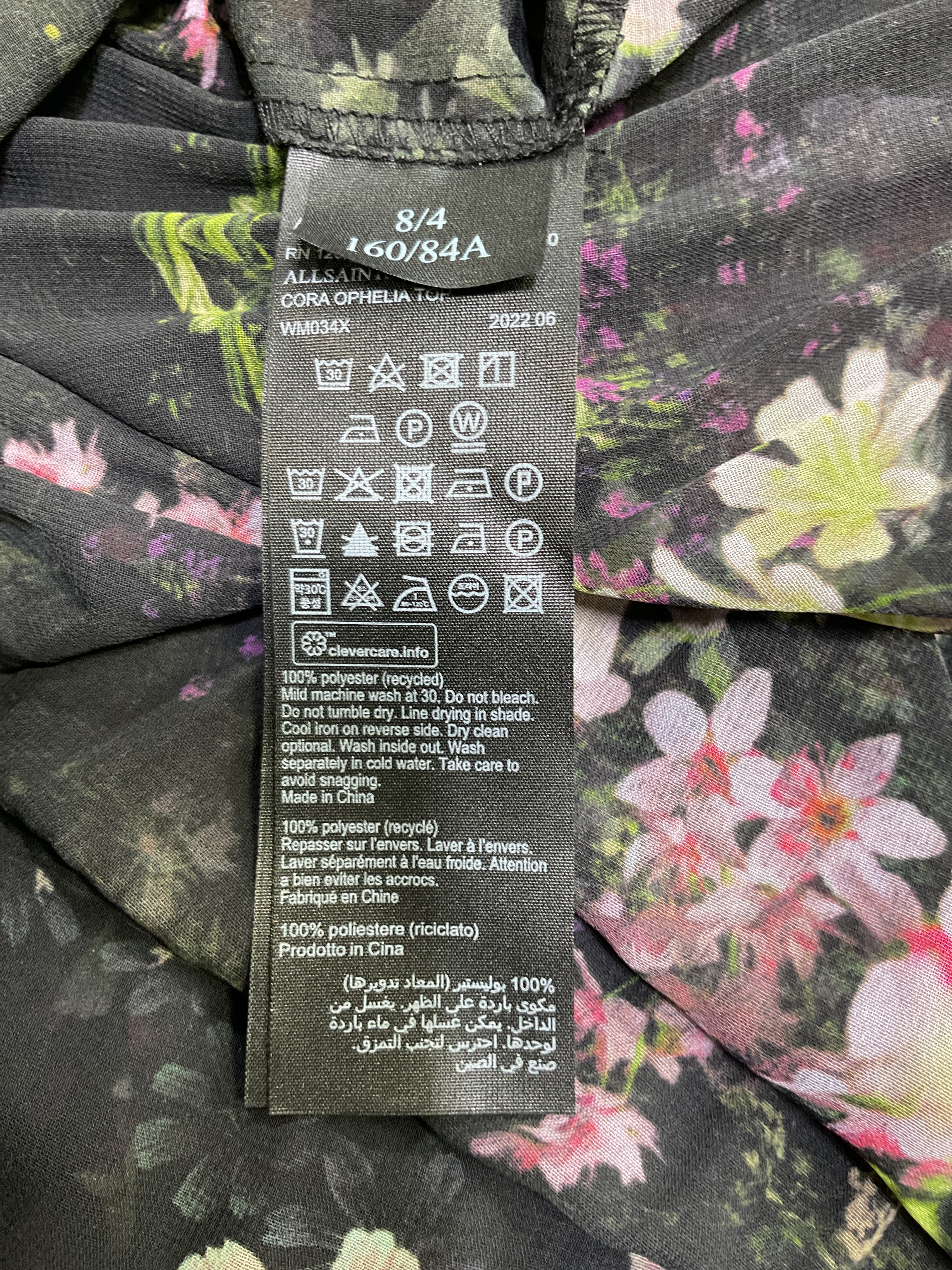 Cora Ophelia Pleated Floral Blouse - Image 4