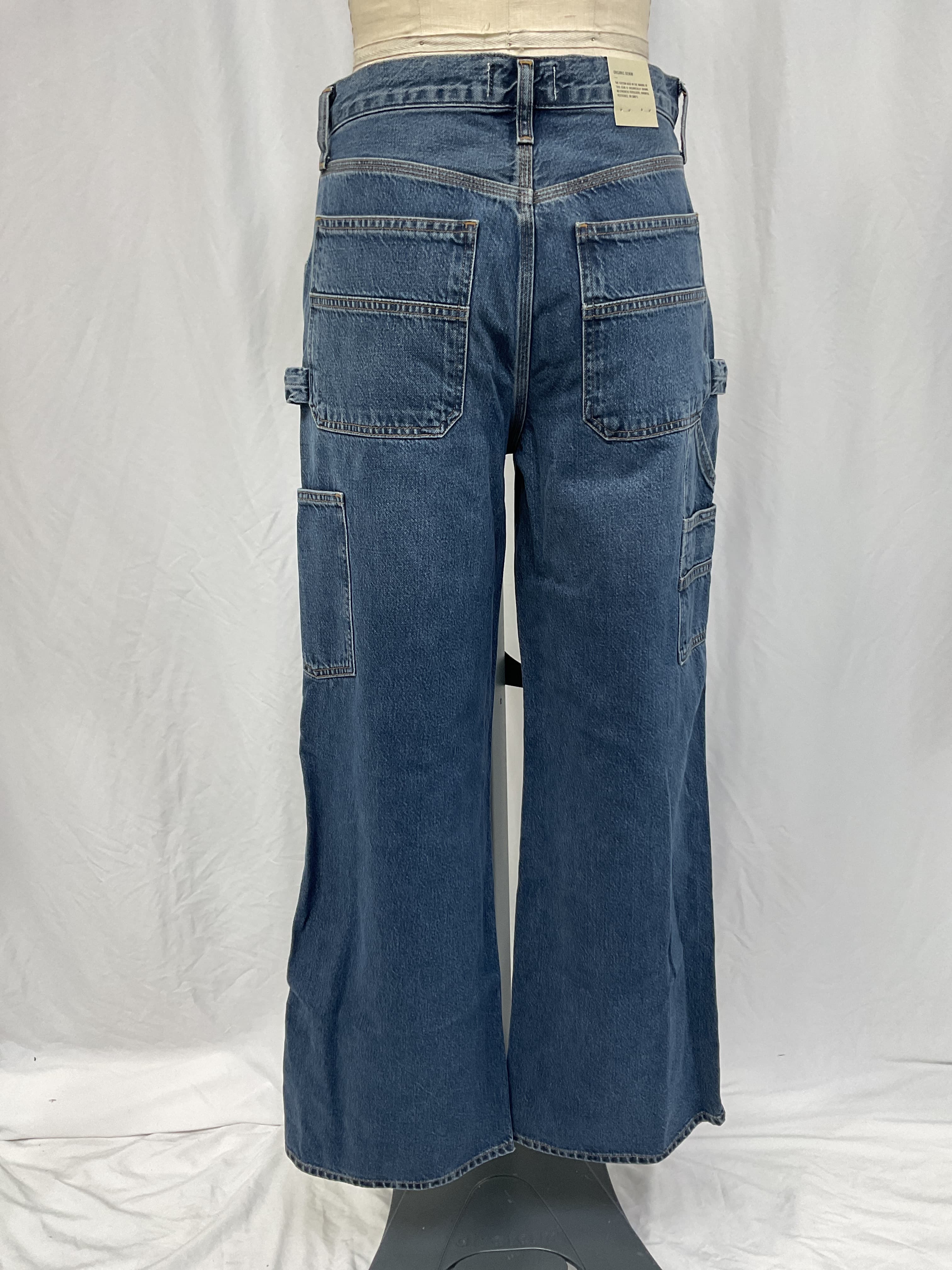 Magda High Waist Wide Leg Carpenter Jeans - Image 2