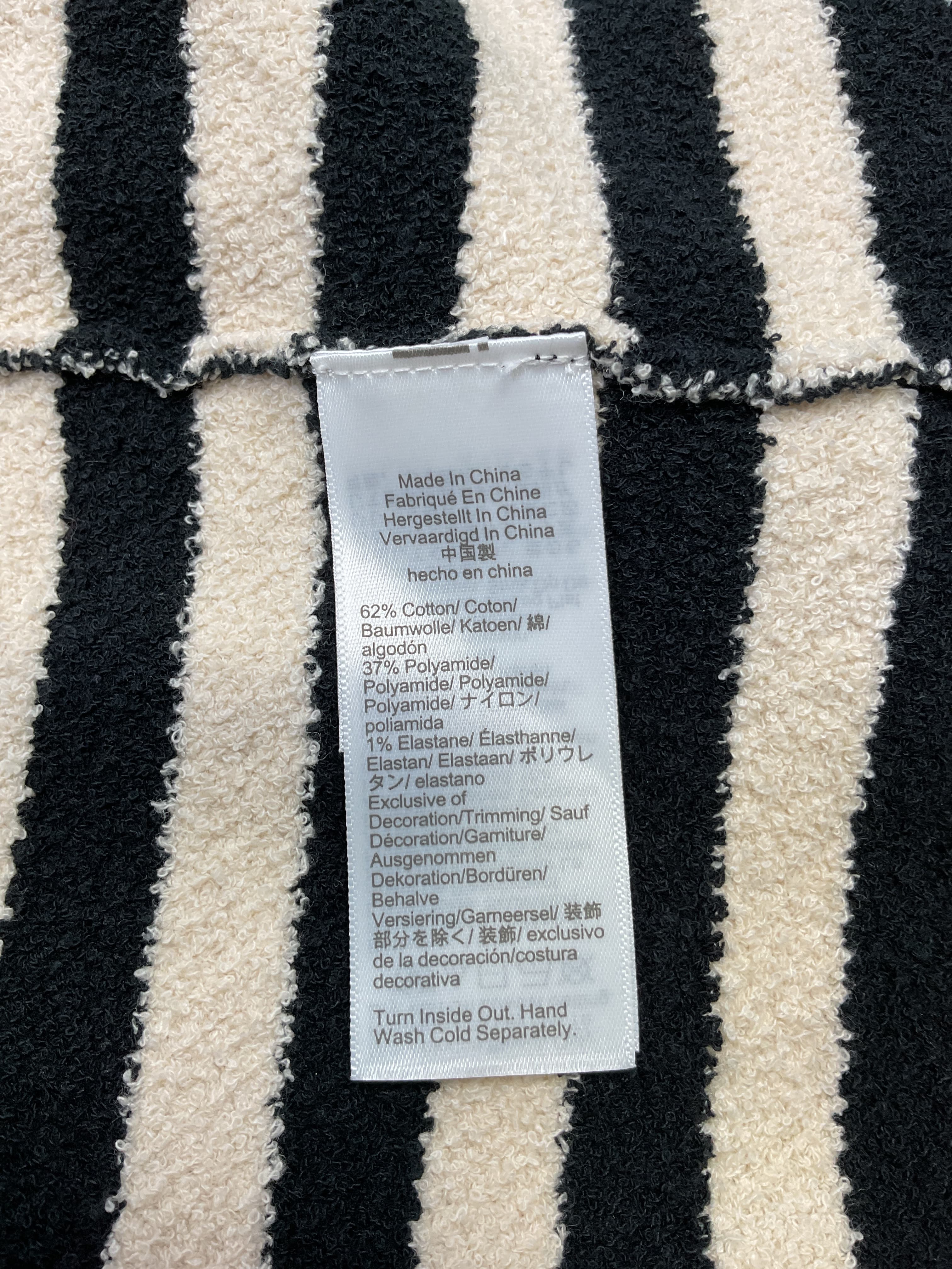 Odette Sweater Lady Jacket In Striped Boucl Eacut - Image 4