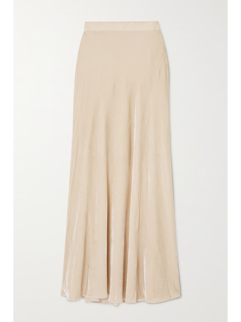 Bianca Velvet Maxi Skirt - Image 1