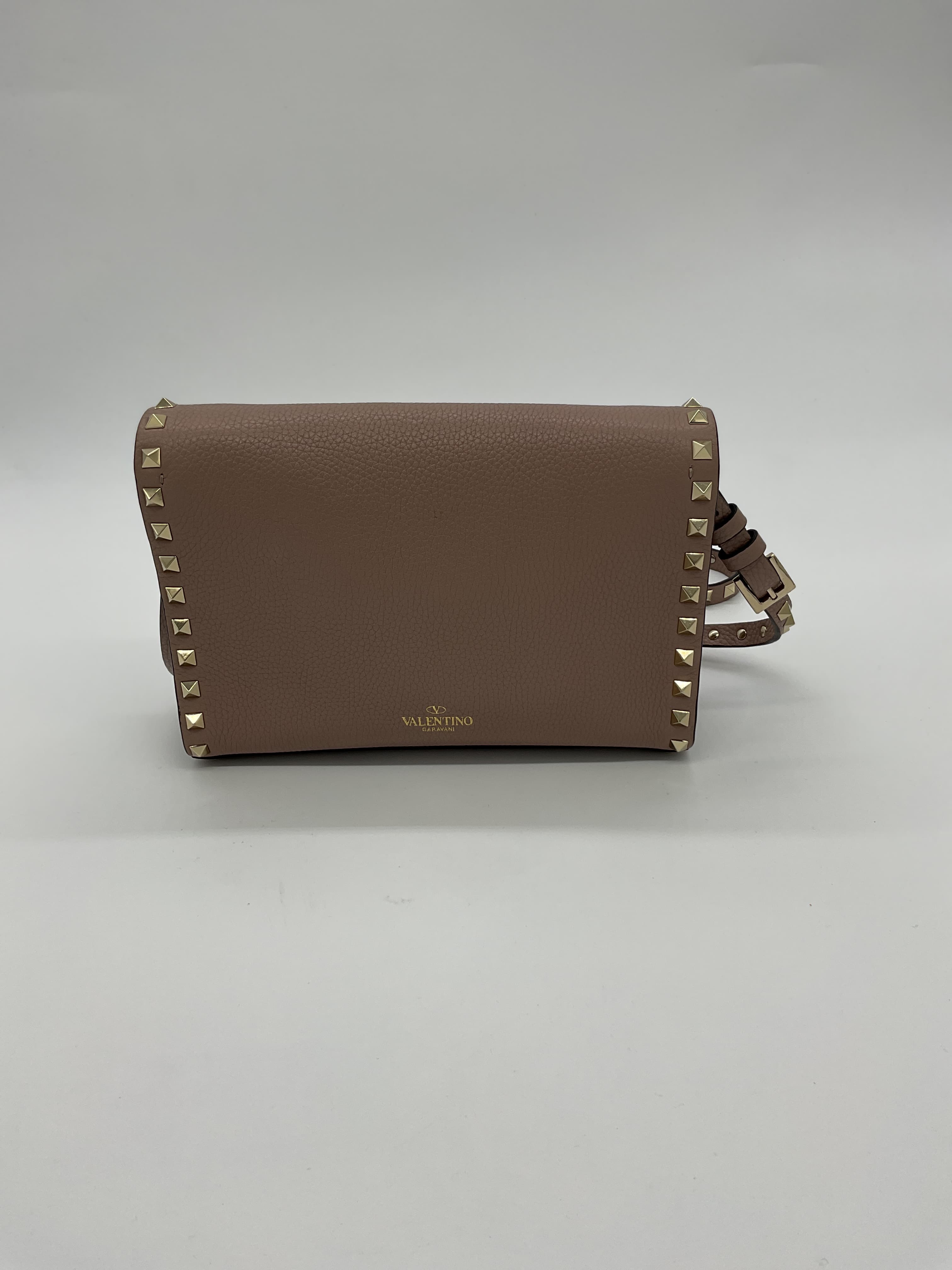 Garavani Medium Rockstud Leather Shoulder Bag - Image 3