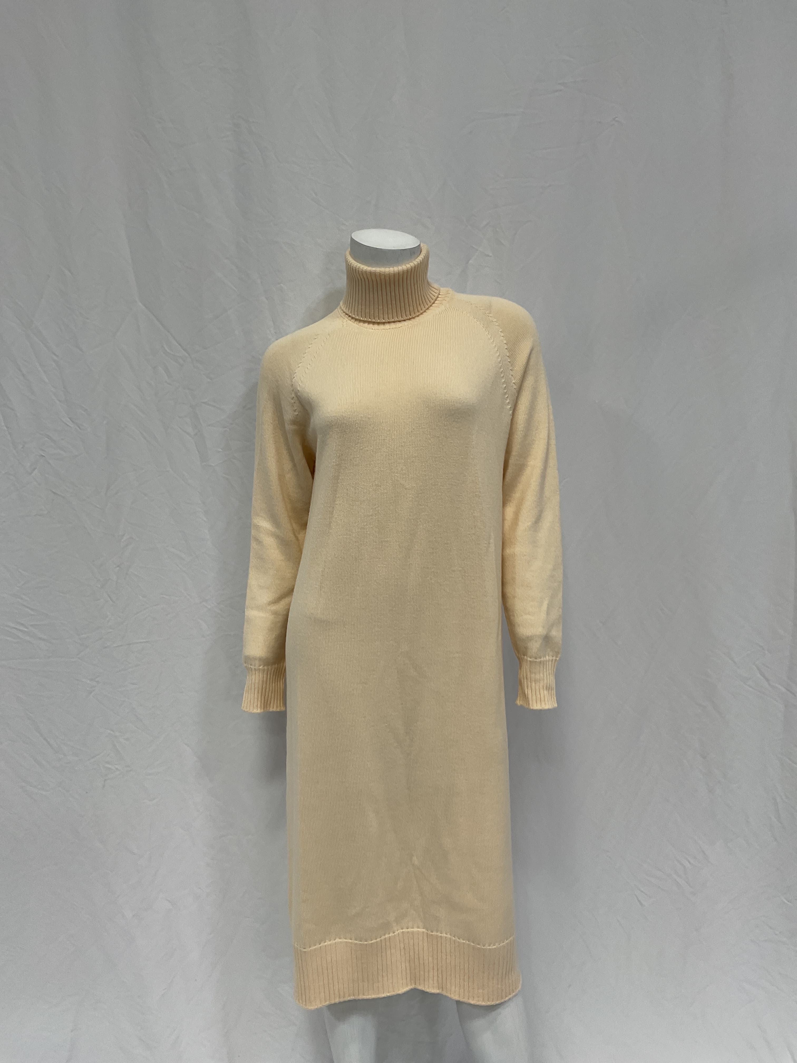 Linfa Wool Turtleneck Midi Dress - Image 2