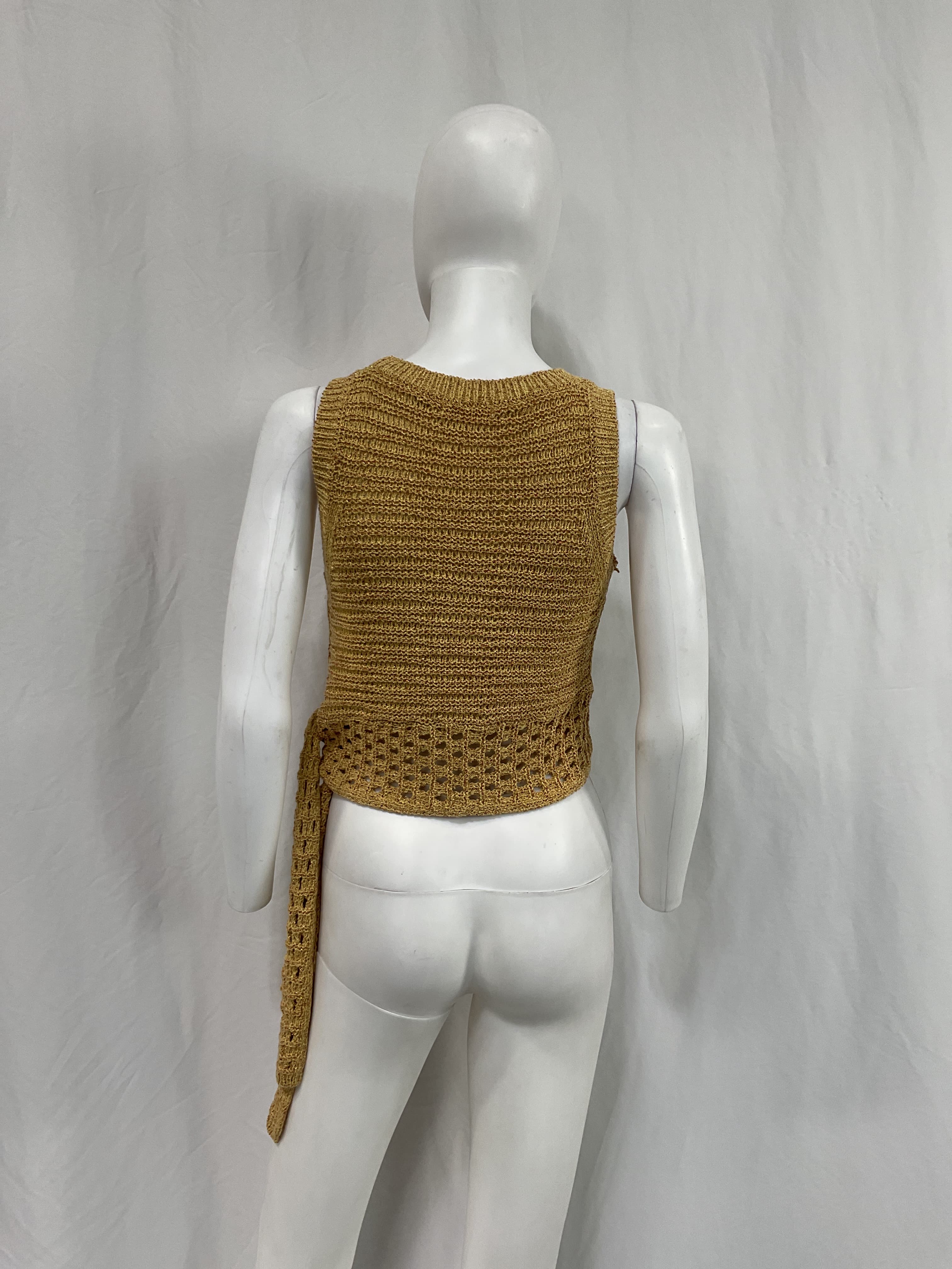 Krystal Crochet Tank Top - Image 1