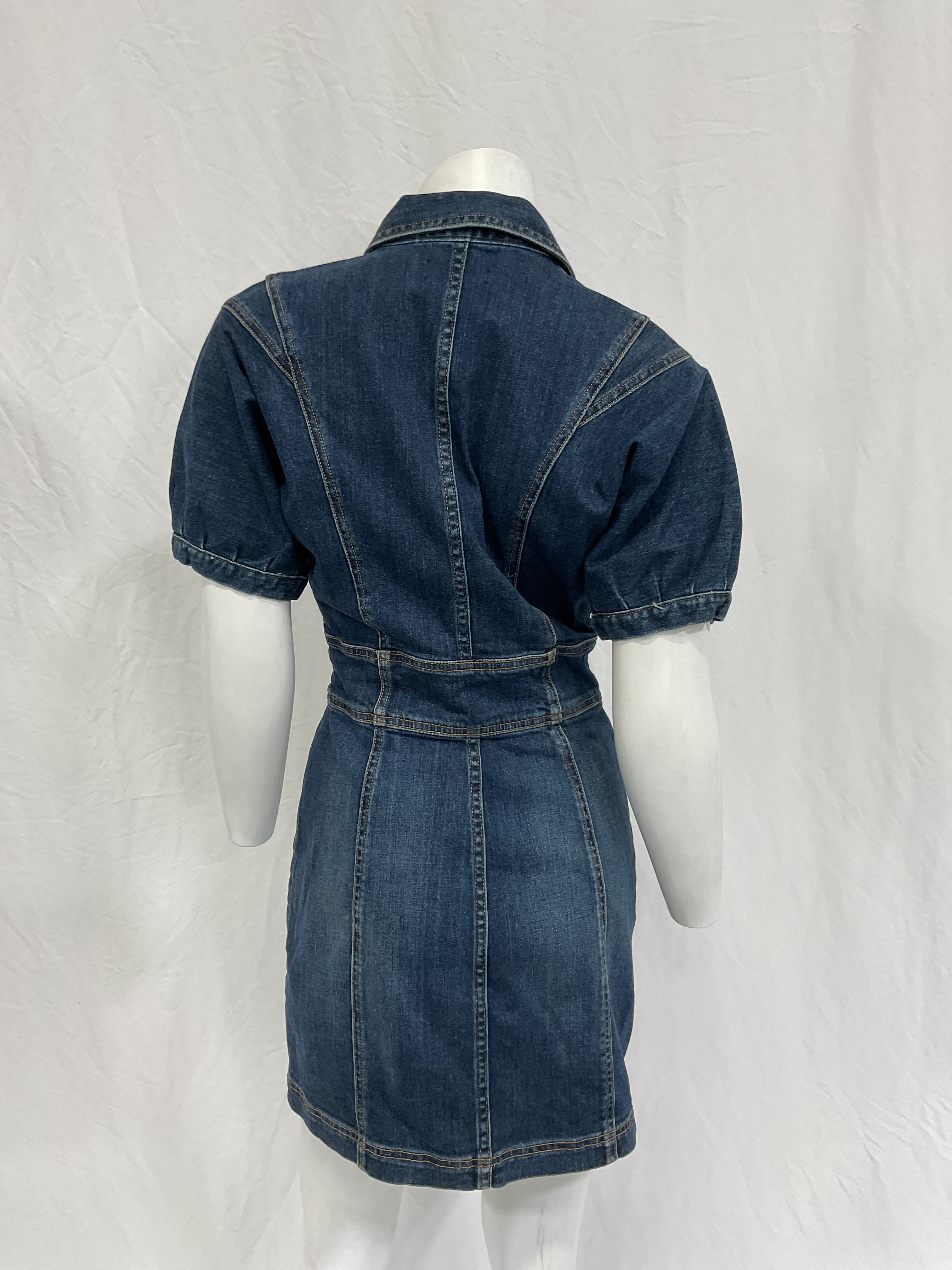 Lily Denim Mini Dress - Image 3