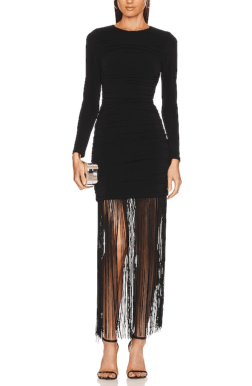 Katherina Midi Dress In Black - Image 1