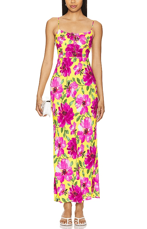 The One That Got Away Dress In Bold Camellia - Image 1