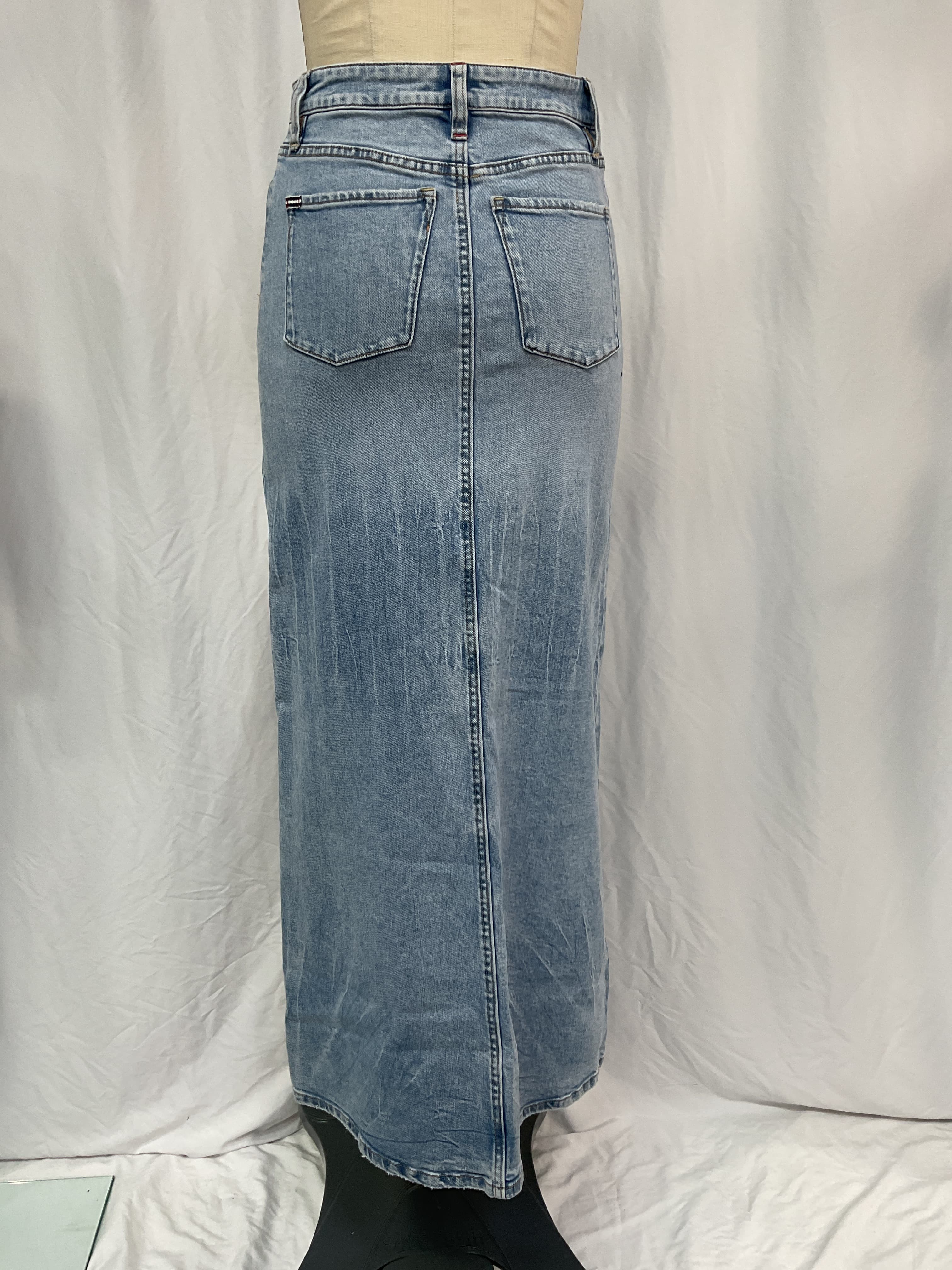Rye High Waisted Skirt In Lightning Blue - Image 2