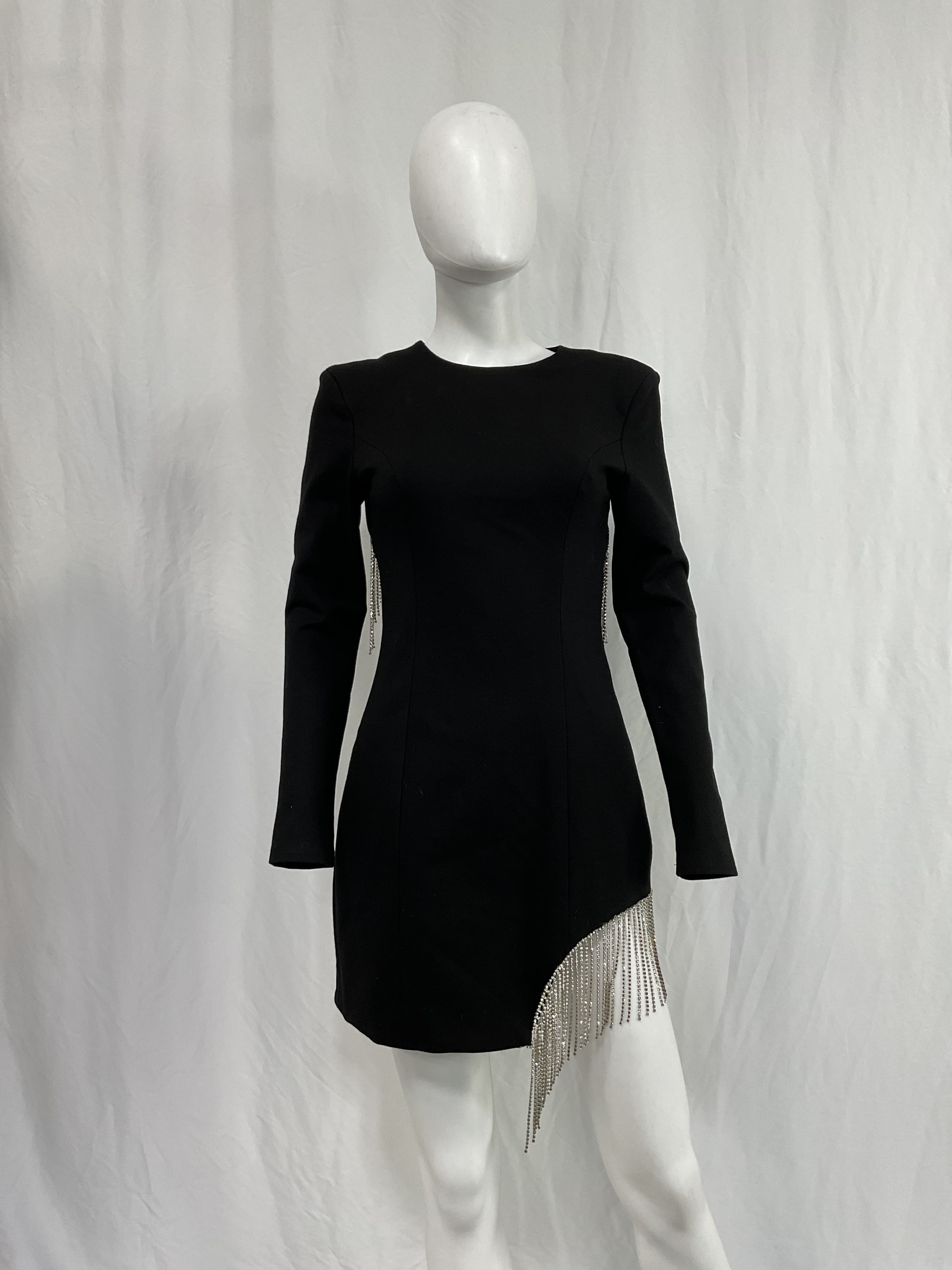 Nebulous Dress In Black - Image 2