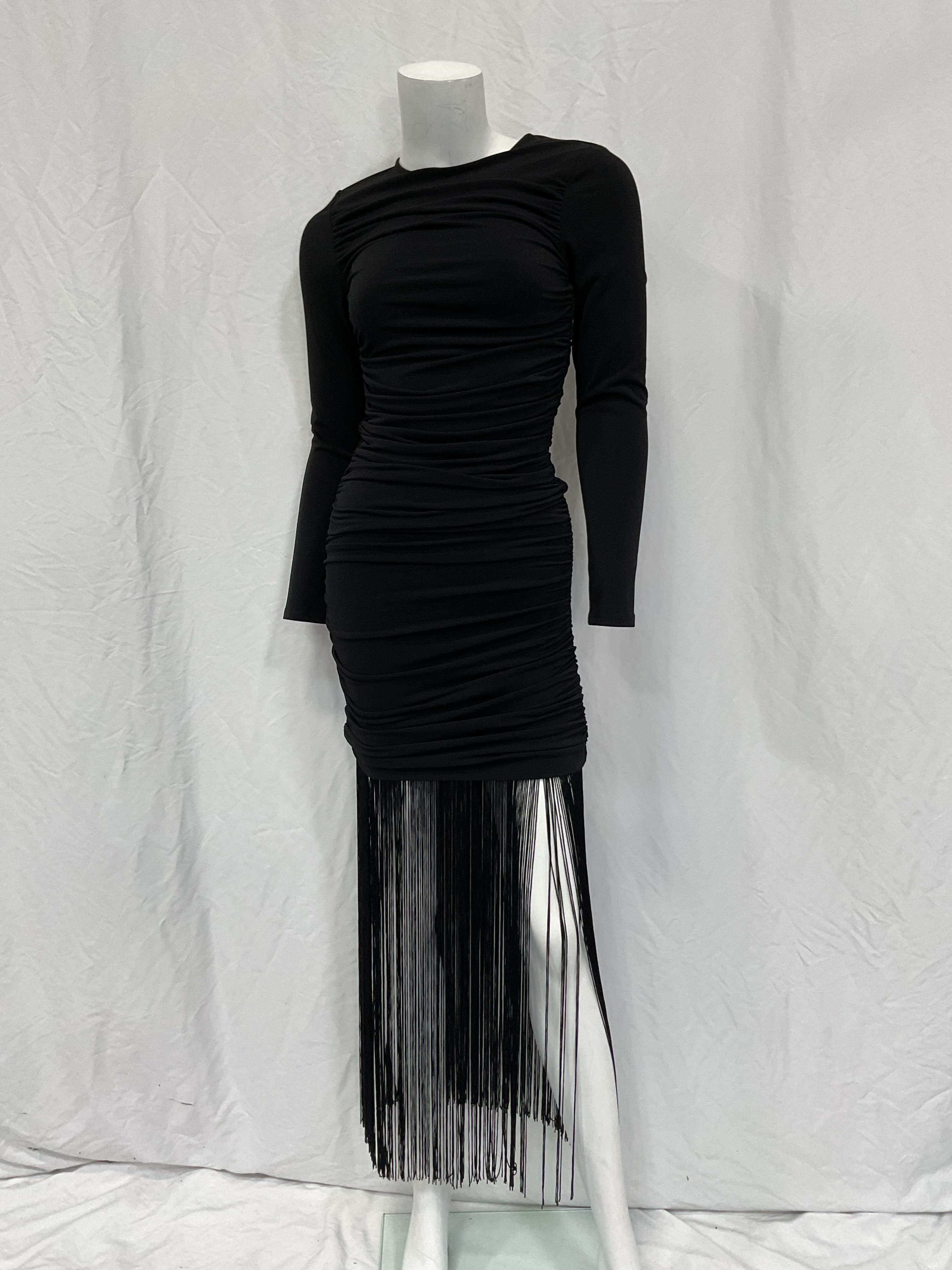 Katherina Midi Dress In Black - Image 2