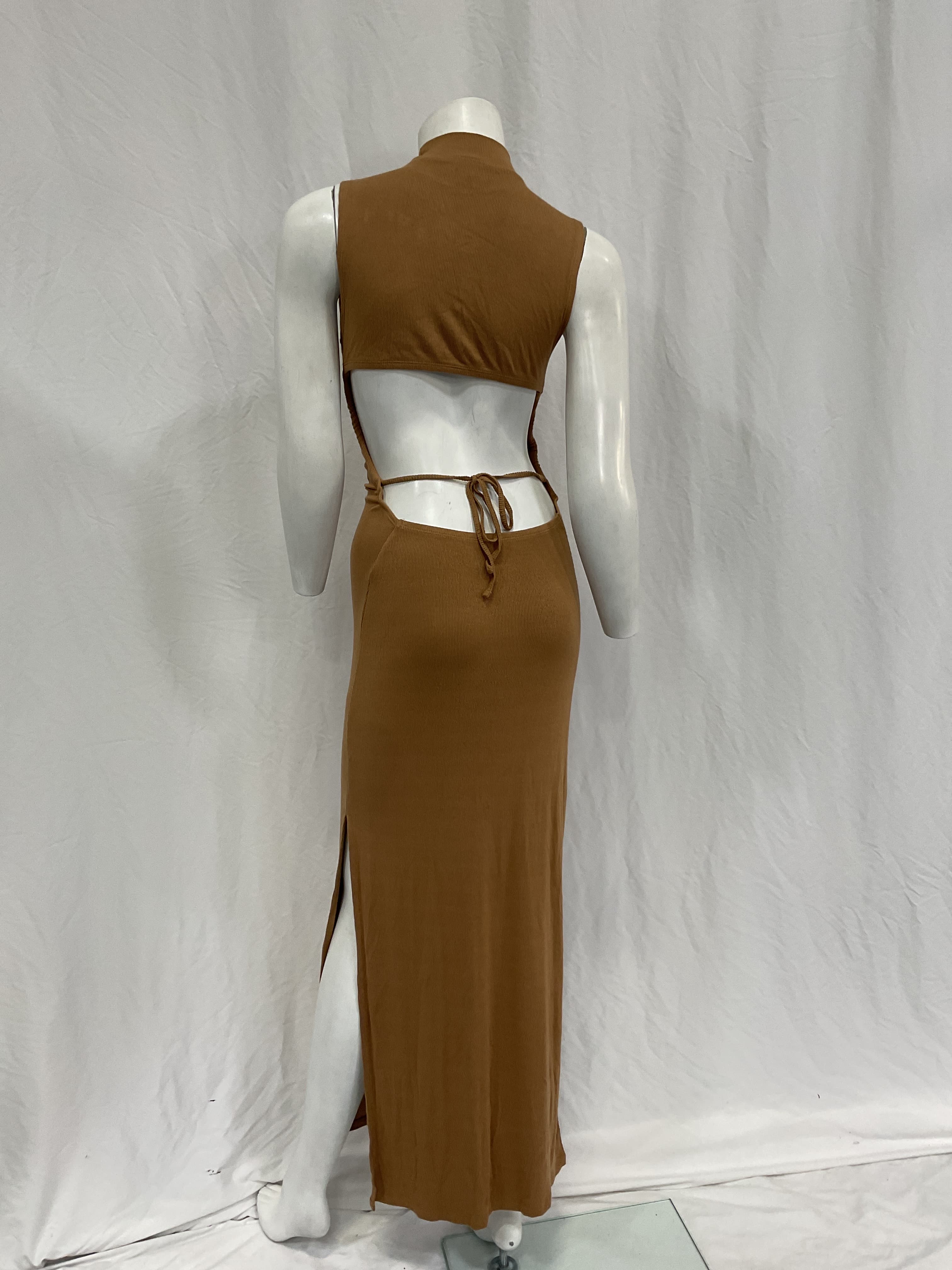Chandler Dress In Camel - Image 2
