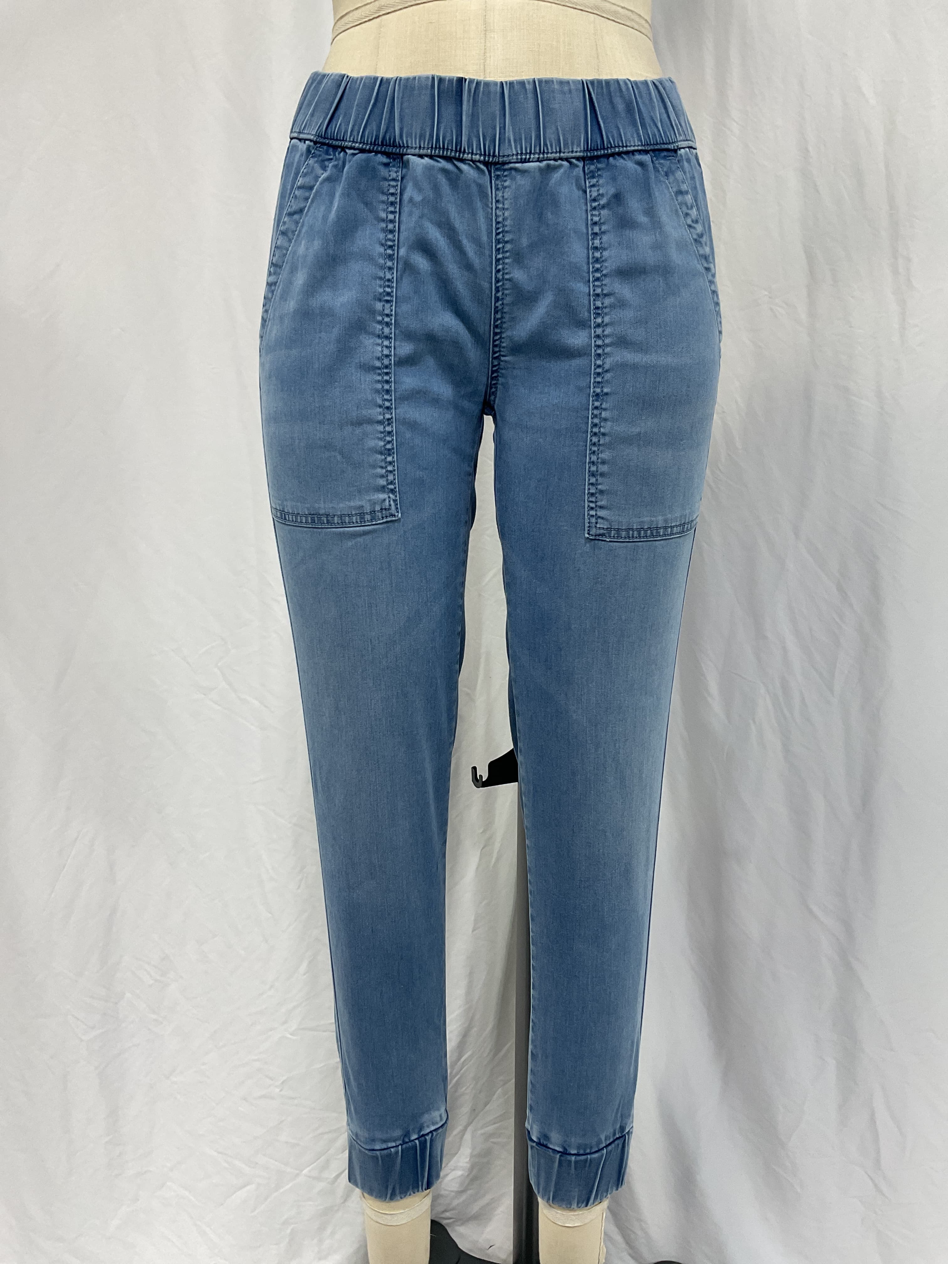 Kit Maternity Denim Jogger In Faded Indigo - Image 2