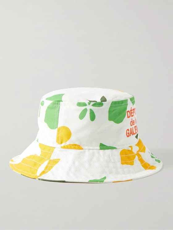 Rodman Riley Printed Cotton-Twill Bucket Hat - Image 1
