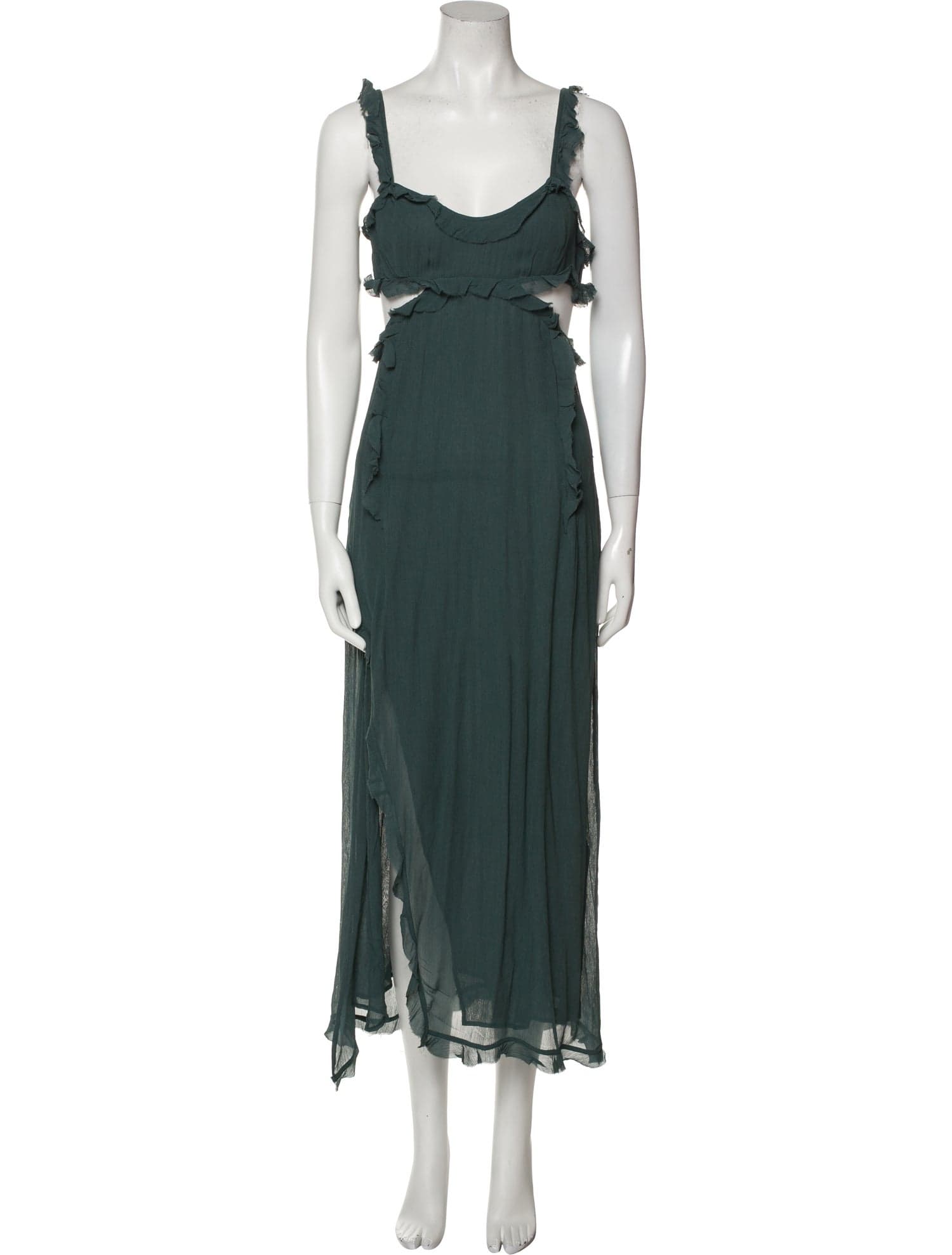 Silk Long Dress - Image 1